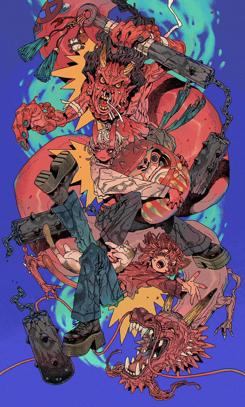 【直筆サイン入り】特殊印刷額装複製原画  #11