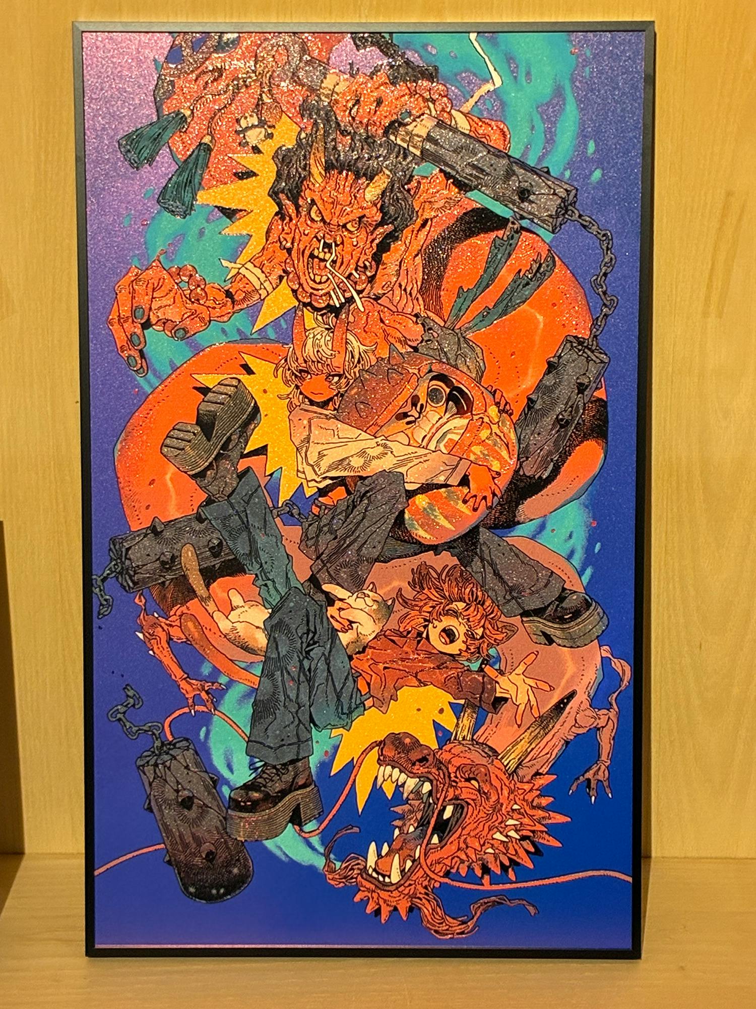 【直筆サイン入り】特殊印刷額装複製原画  #11