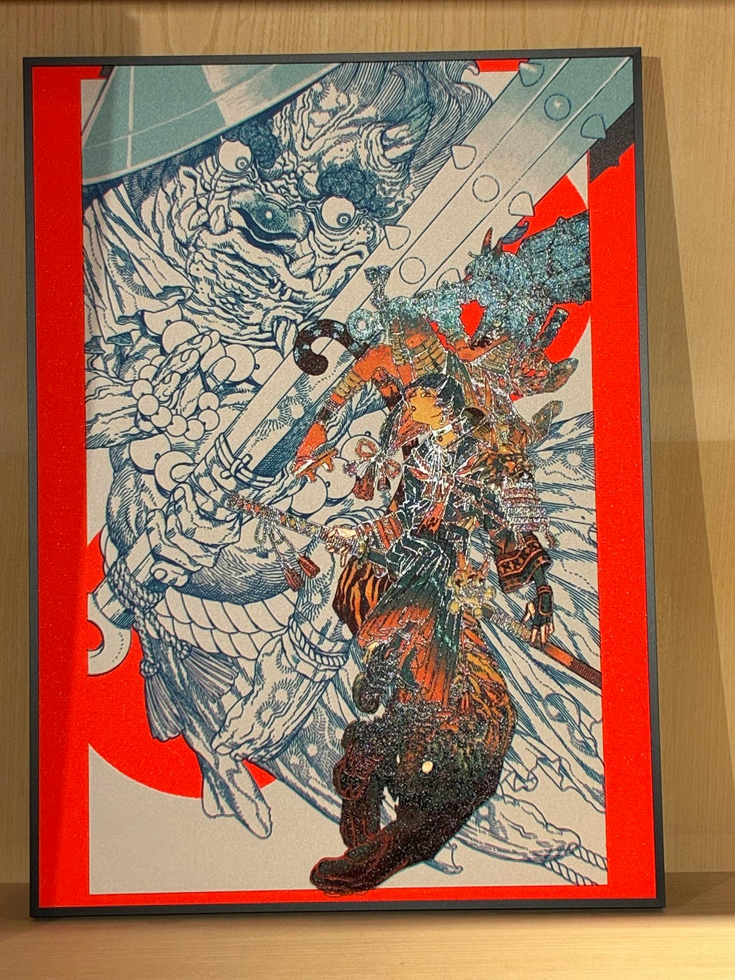 【直筆サイン入り】特殊印刷額装複製原画  #12