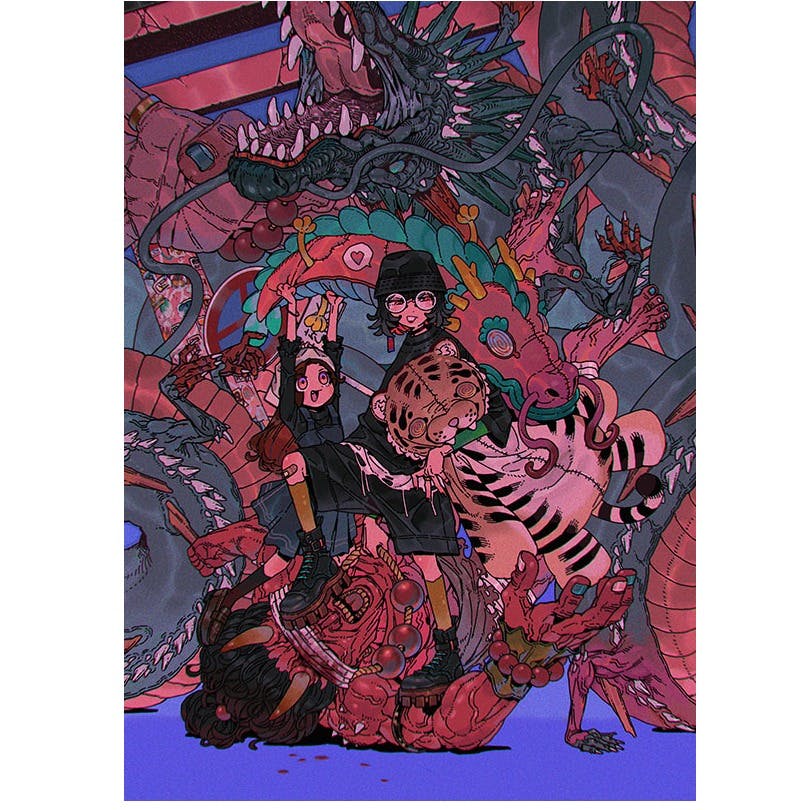 【直筆サイン入り】特殊印刷額装複製原画  #14