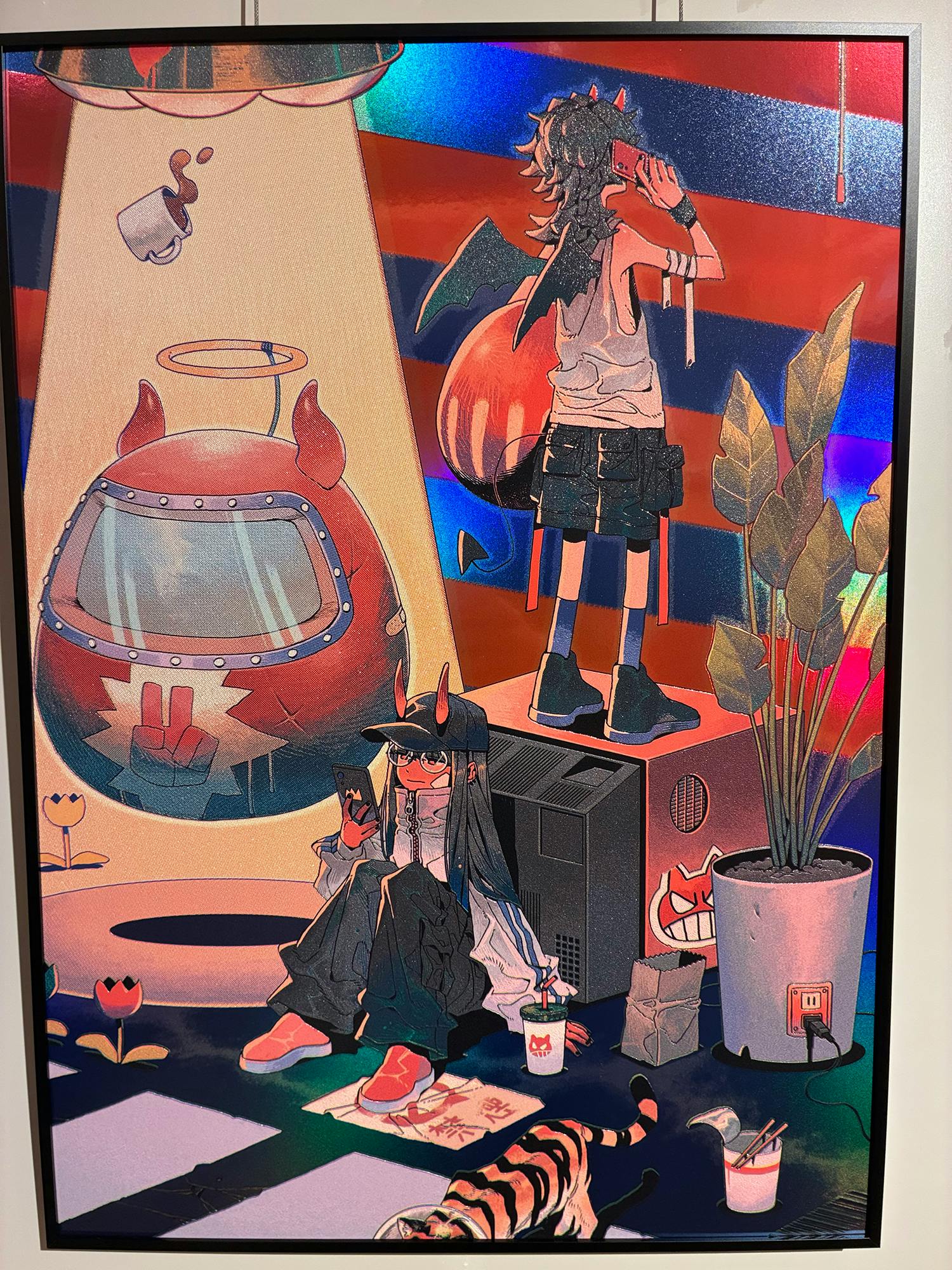 【直筆サイン入り】特殊印刷額装複製原画  #15