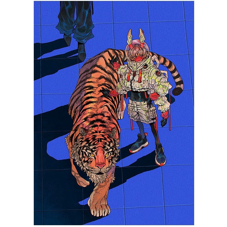 【直筆サイン入り】特殊印刷額装複製原画  #17