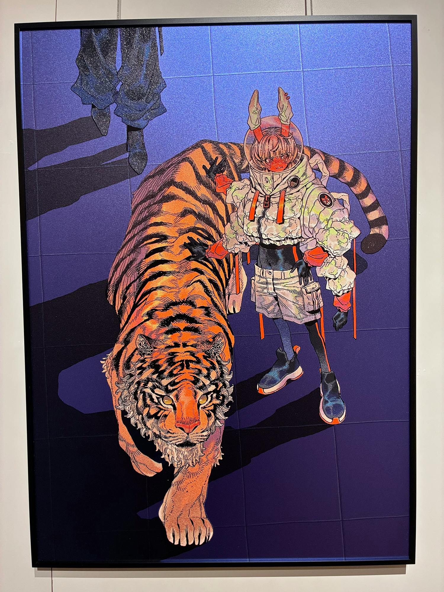 【直筆サイン入り】特殊印刷額装複製原画  #17