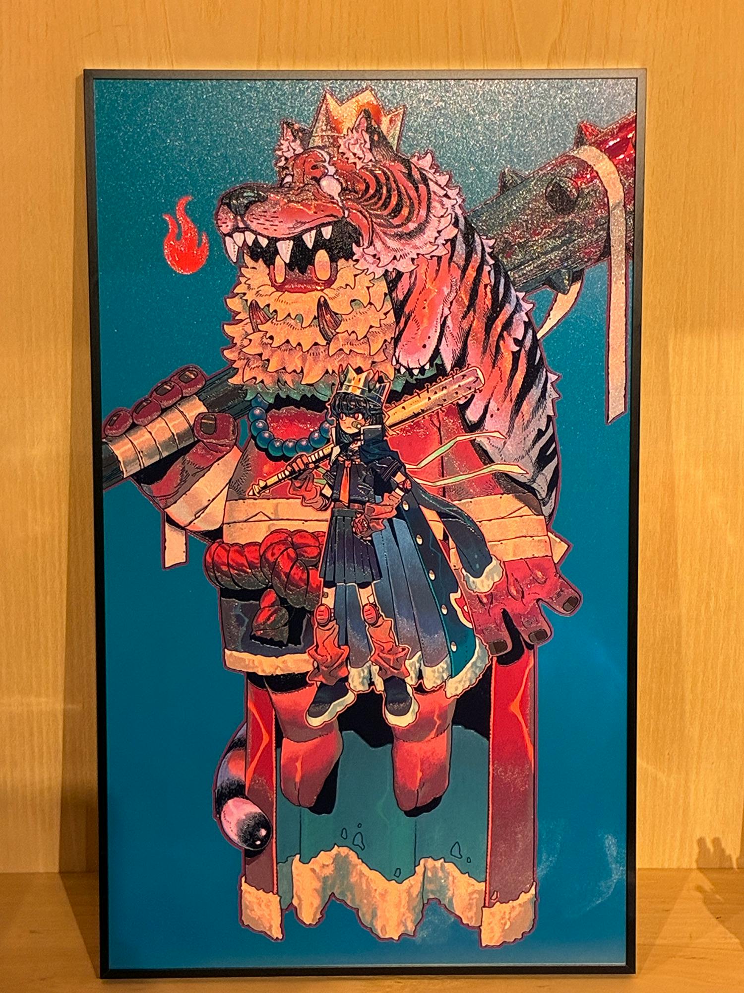 【直筆サイン入り】特殊印刷額装複製原画  #19