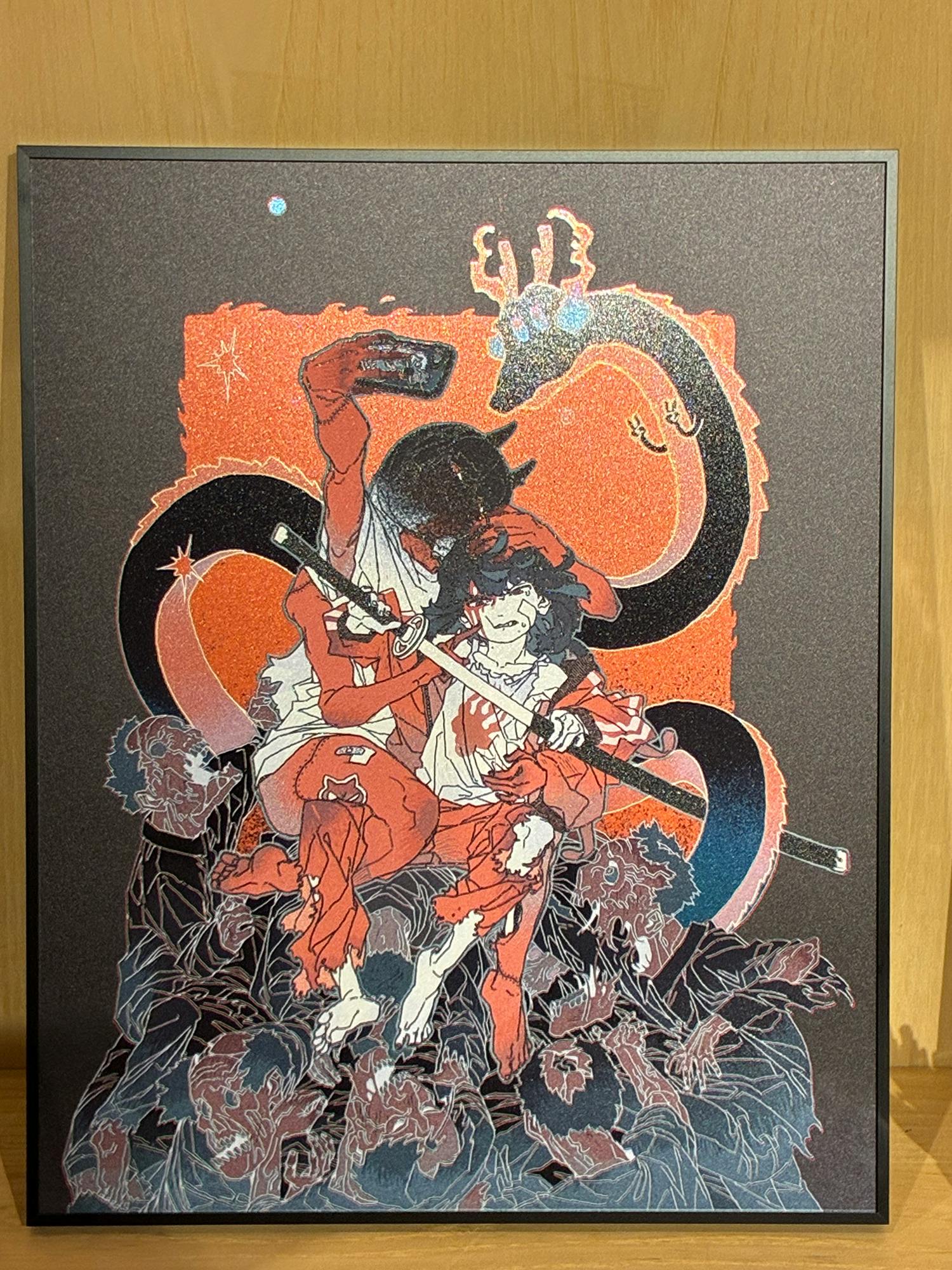 【直筆サイン入り】特殊印刷額装複製原画  #20