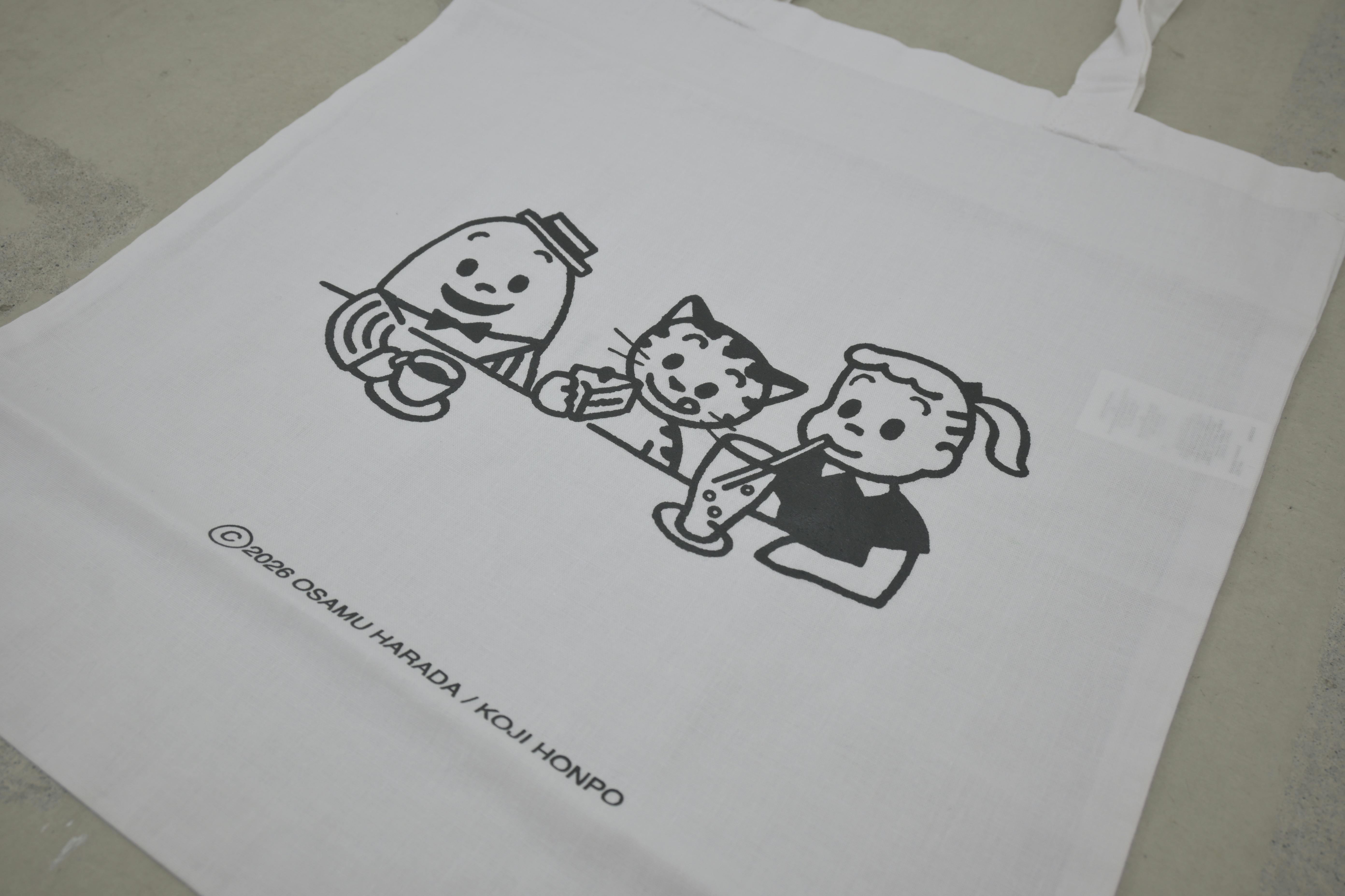 OSAMU GOODS × DORSIA tote bag