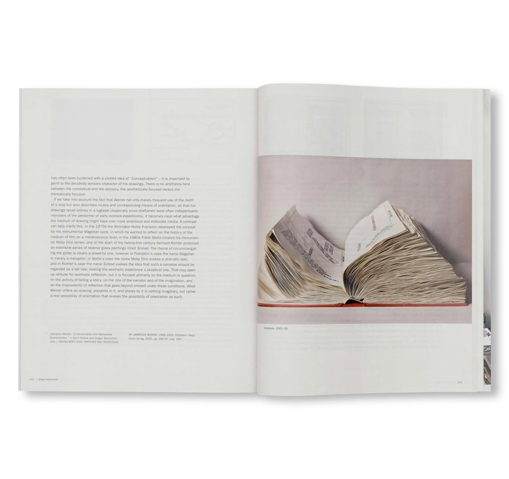 LAWRENCE WEINER: DRAWINGS, WRITTEN ON THE WIND
