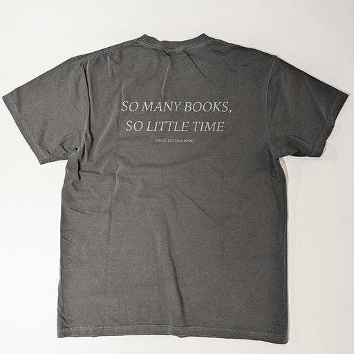 【BLANKMAG × GINZA TSUTAYA BOOKS】"SO MANY BOOKS, SO LITTLE TIME" S/S TEE（BLACK）M