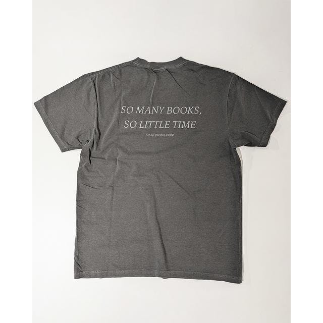 【BLANKMAG × GINZA TSUTAYA BOOKS】"SO MANY BOOKS, SO LITTLE TIME" S/S TEE（BLACK）M