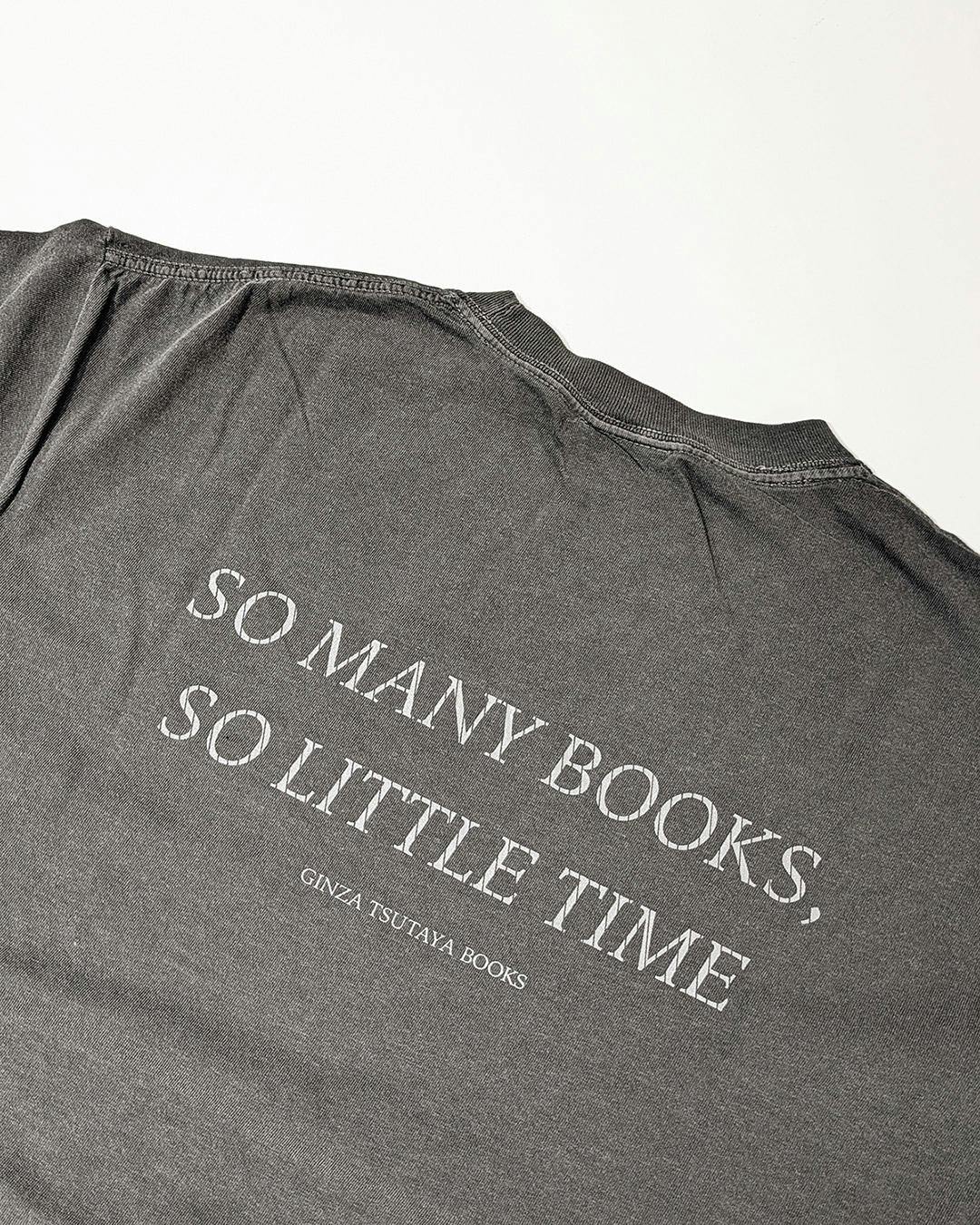 【BLANKMAG × GINZA TSUTAYA BOOKS】"SO MANY BOOKS, SO LITTLE TIME" S/S TEE（BLACK）M