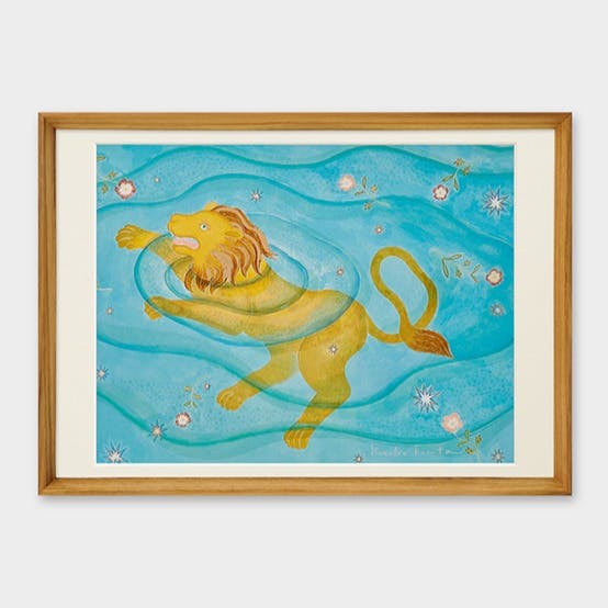 「たゆたう」 A3 アートポスター（額装品）