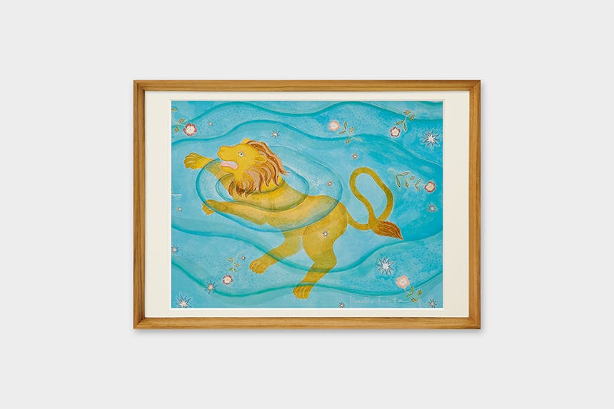 「たゆたう」 A3 アートポスター（額装品）