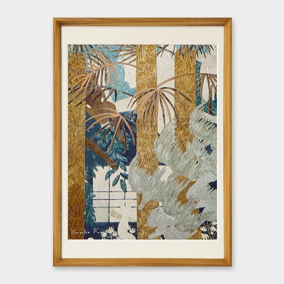 「手と渡り鳥の記憶」 A3 アートポスター（額装品）
