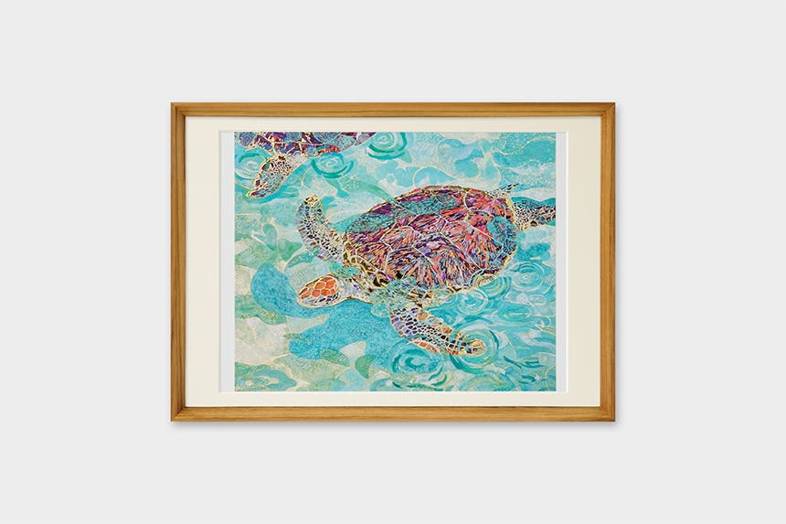 「浮遊」 A3 アートポスター（額装品）