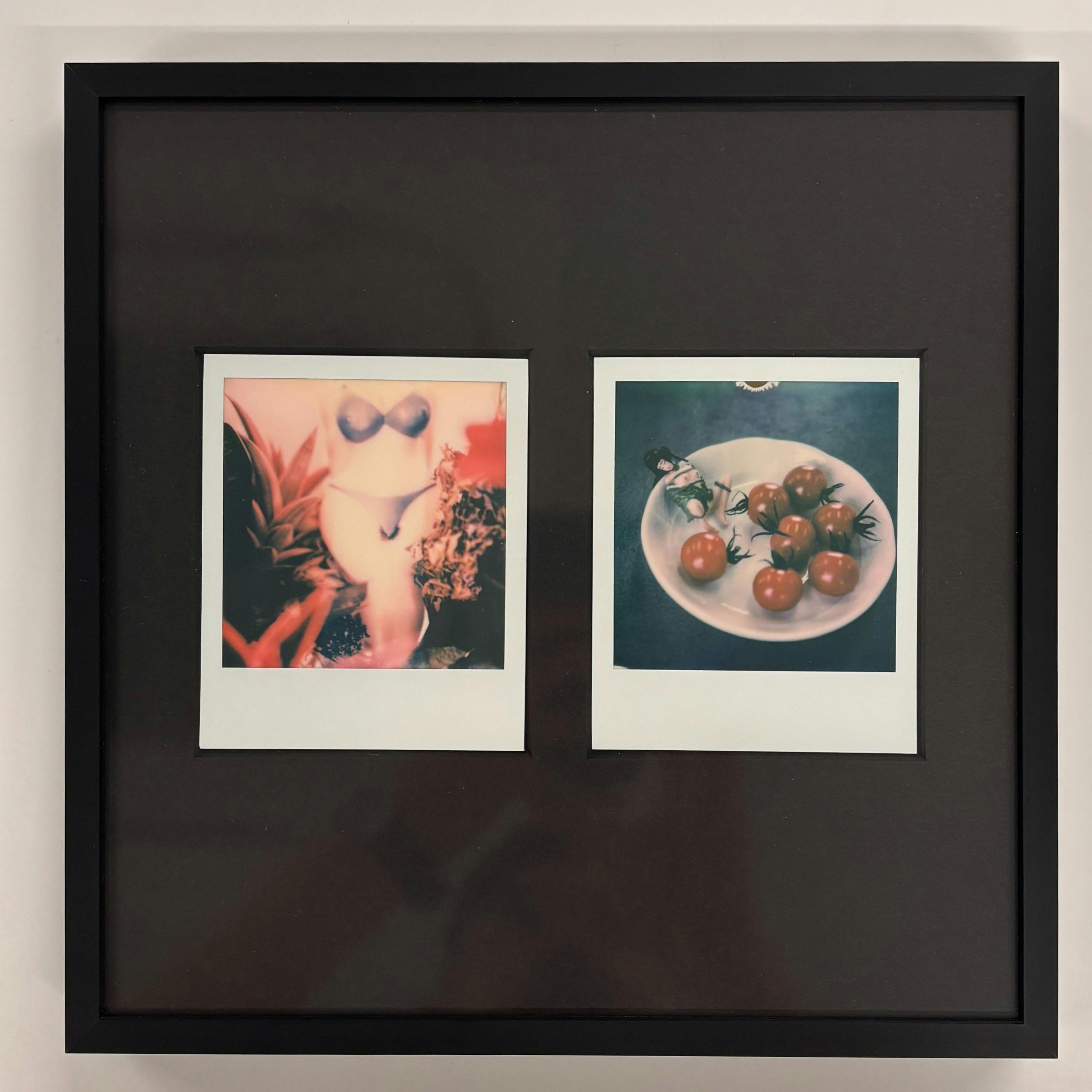 【荒木経惟/額装2枚組・サイン入り】Polaroid No.9-2