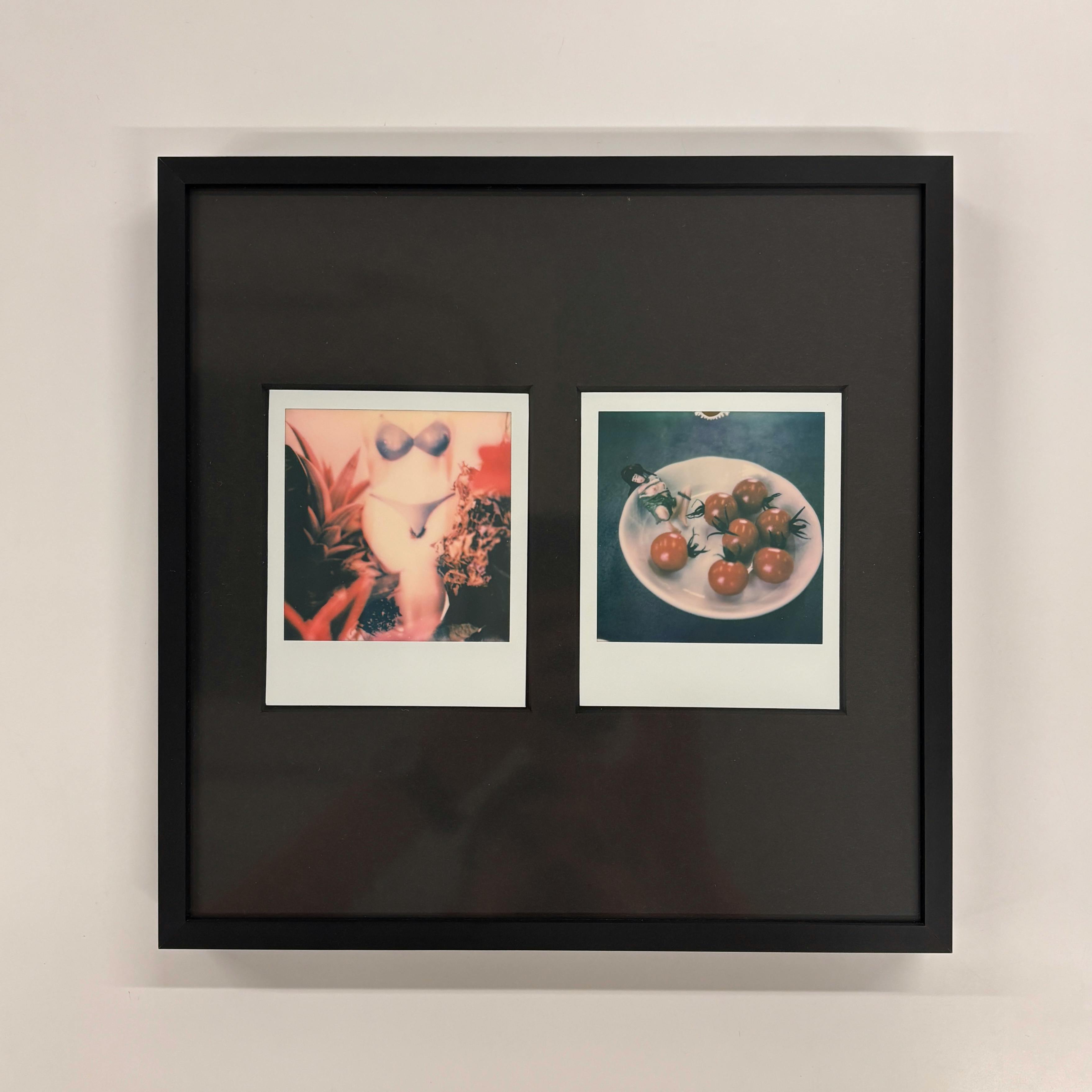 【荒木経惟/額装2枚組・サイン入り】Polaroid No.9-2