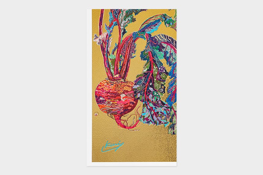 「紅い蕪」 ポストカード