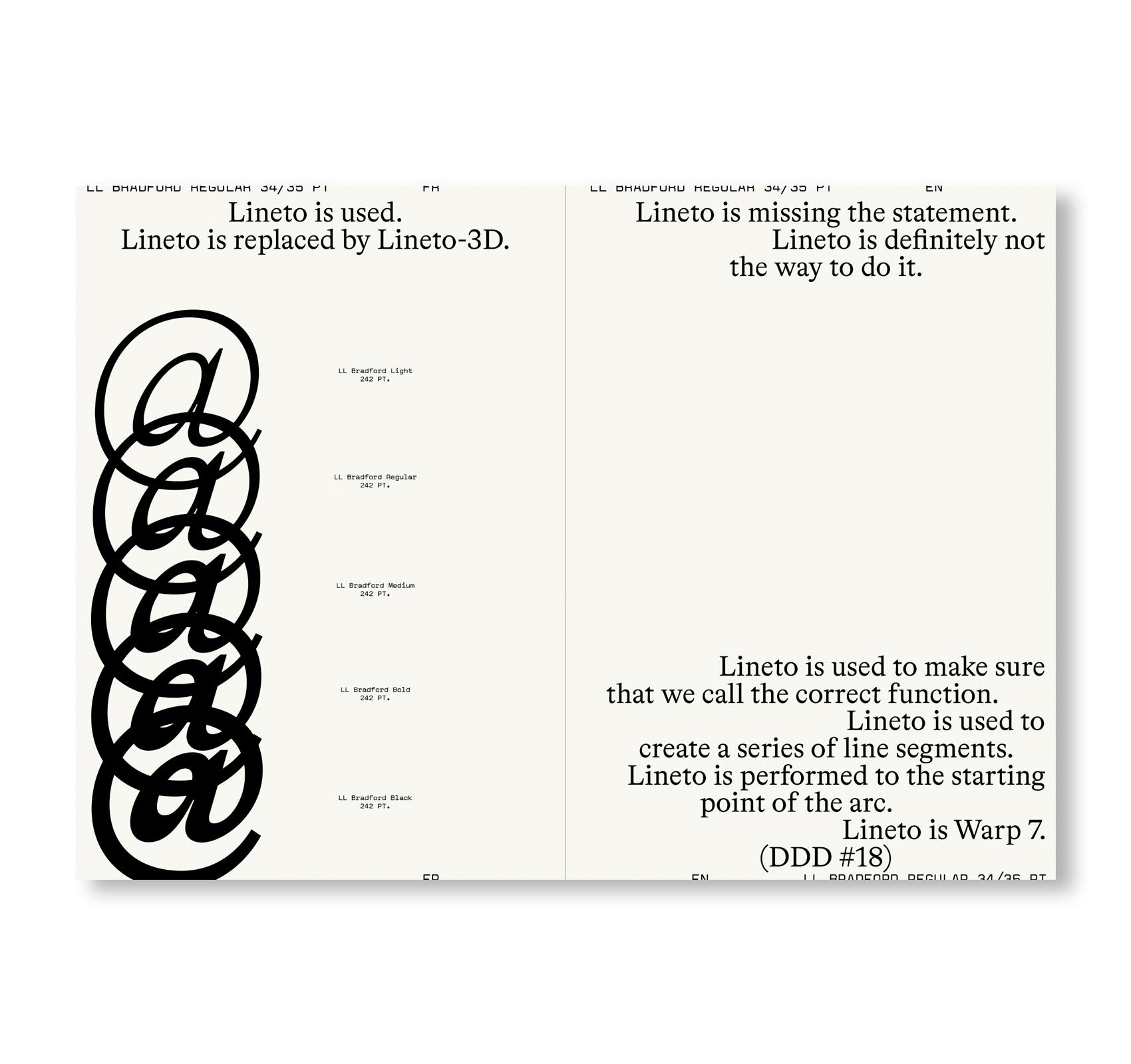 REVUE FAIRE – TO LOOK AT THINGS #30 BIS – TYPES OF TYPES: THE TYPOGRAPHIC SPECIMEN BY LINETO