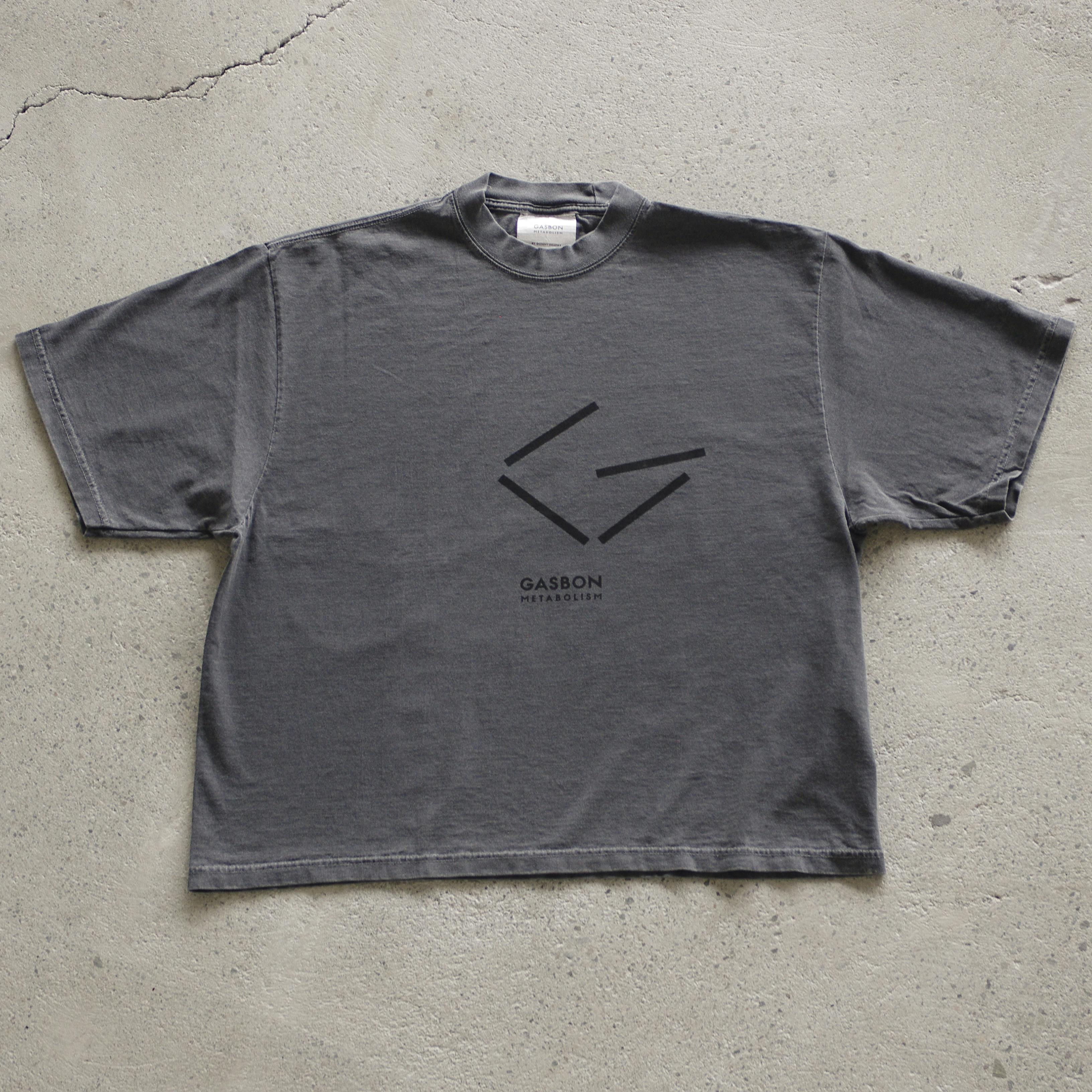 GASBON METABOLISM  〈G〉T-shirt　ブラック　S size