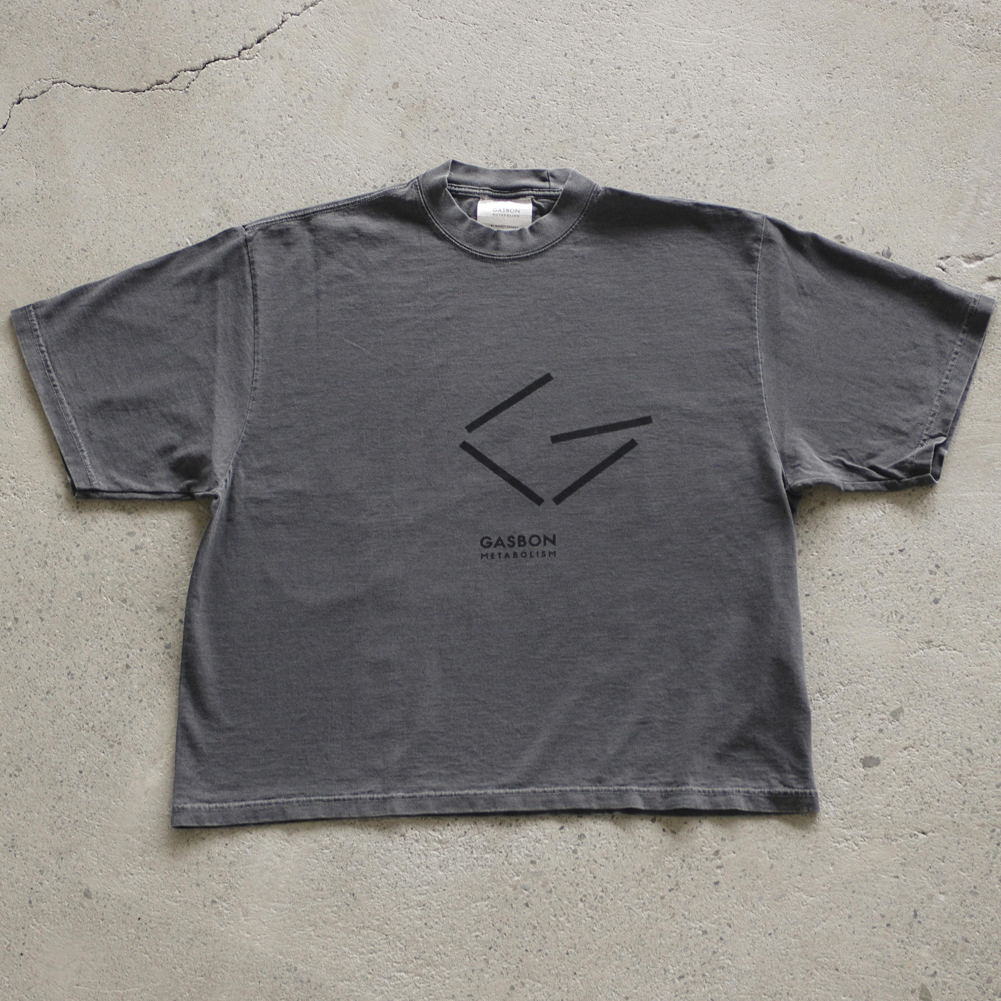 GASBON METABOLISM  〈G〉T-shirt　ブラック　S size