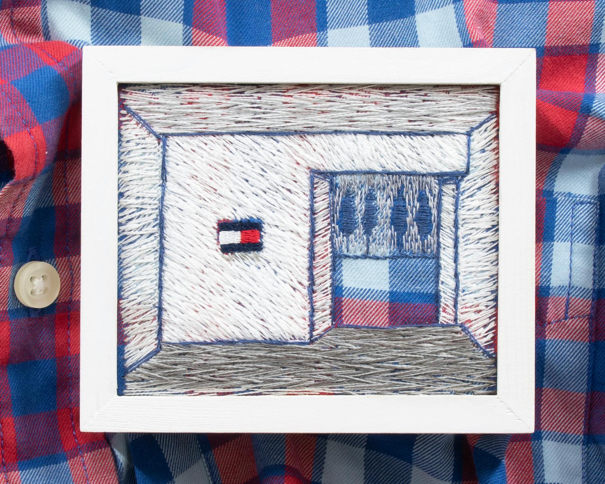PLUS_TOMMY HILFIGER _block checked shirt