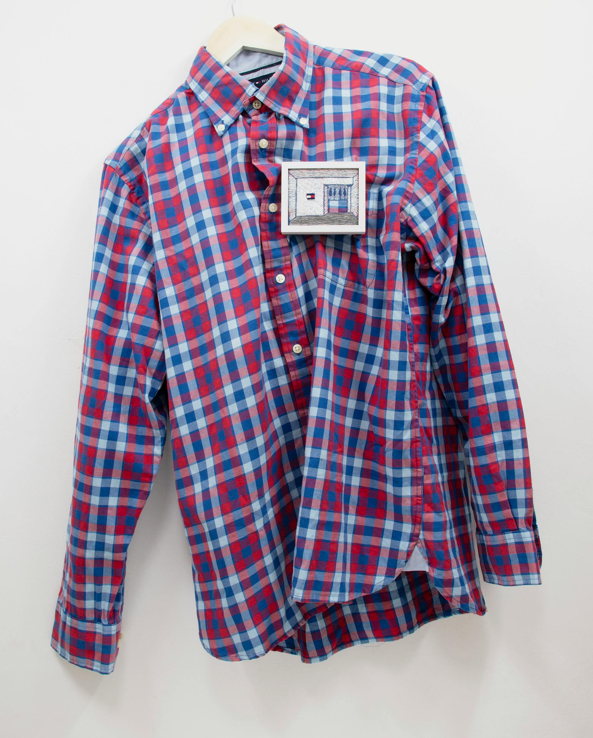 PLUS_TOMMY HILFIGER _block checked shirt