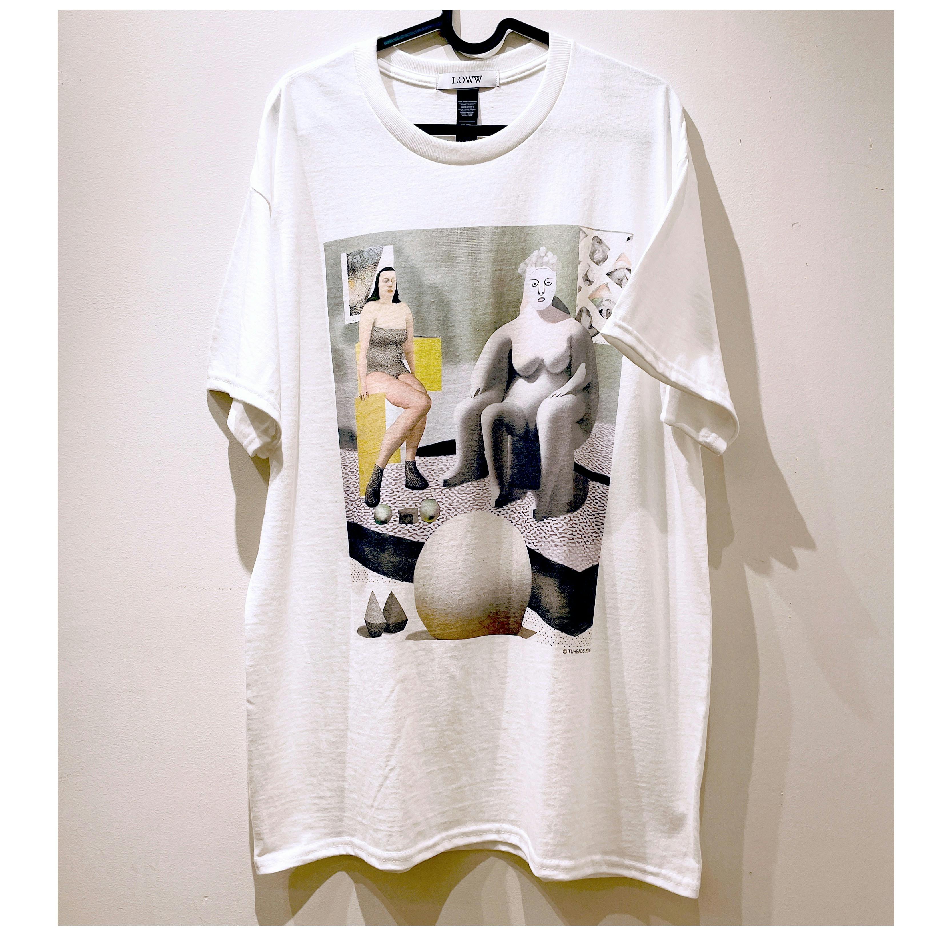【受注生産】TUHEADS T-shirt Uncertain Brushstrokes　Lサイズ
