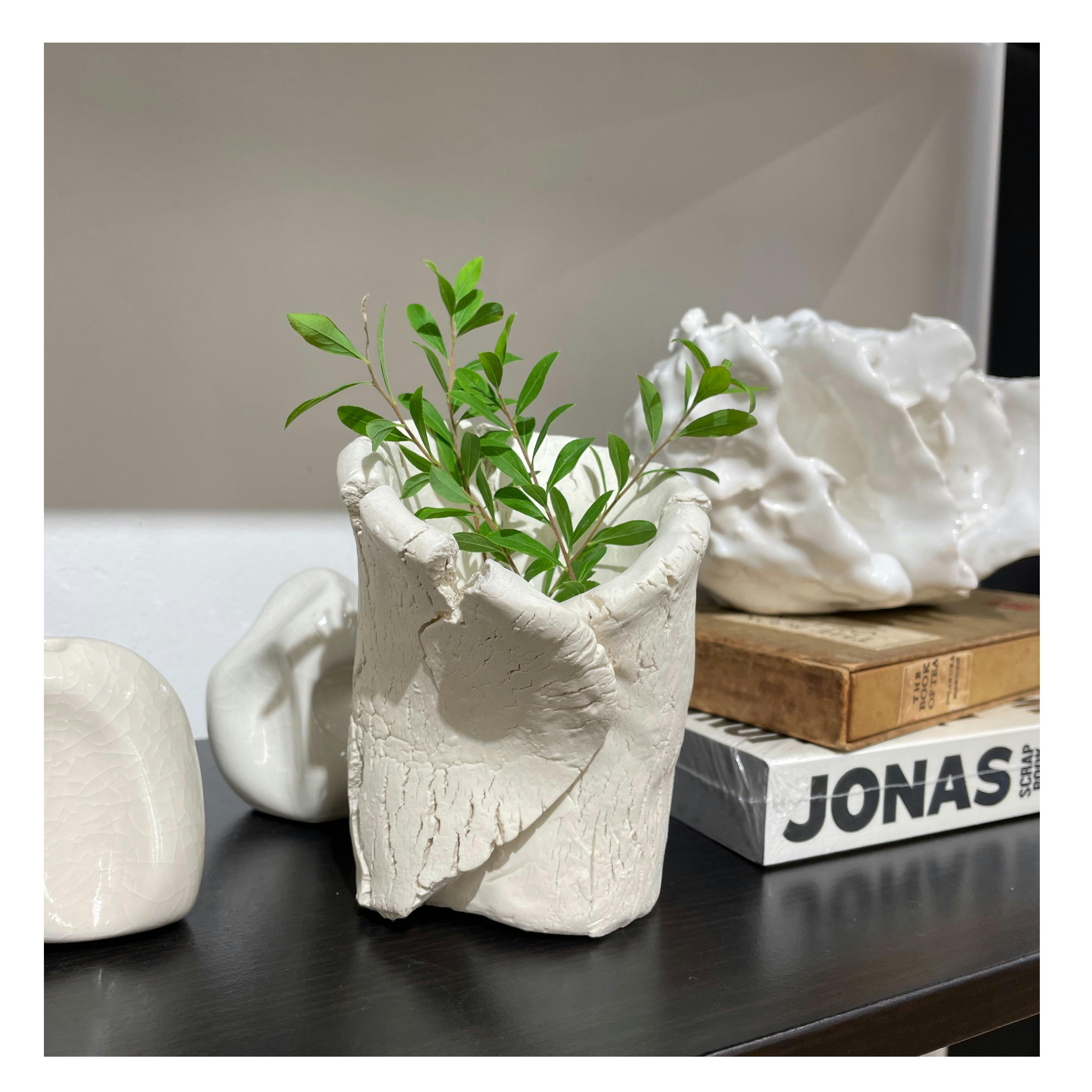 森田 智仁 Cracked Bloom Vase - S