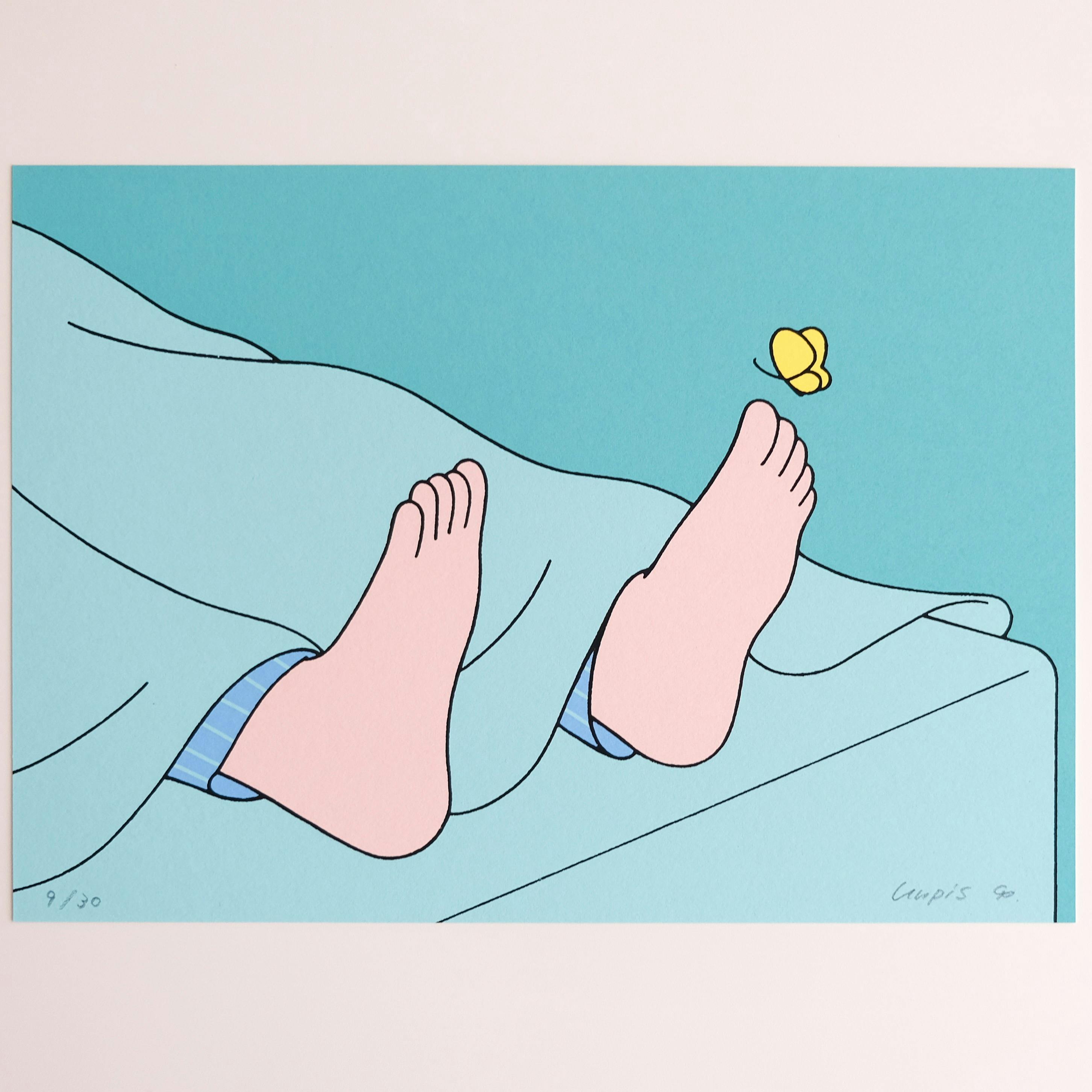 unpisシルクスクリーン作品「Rest」