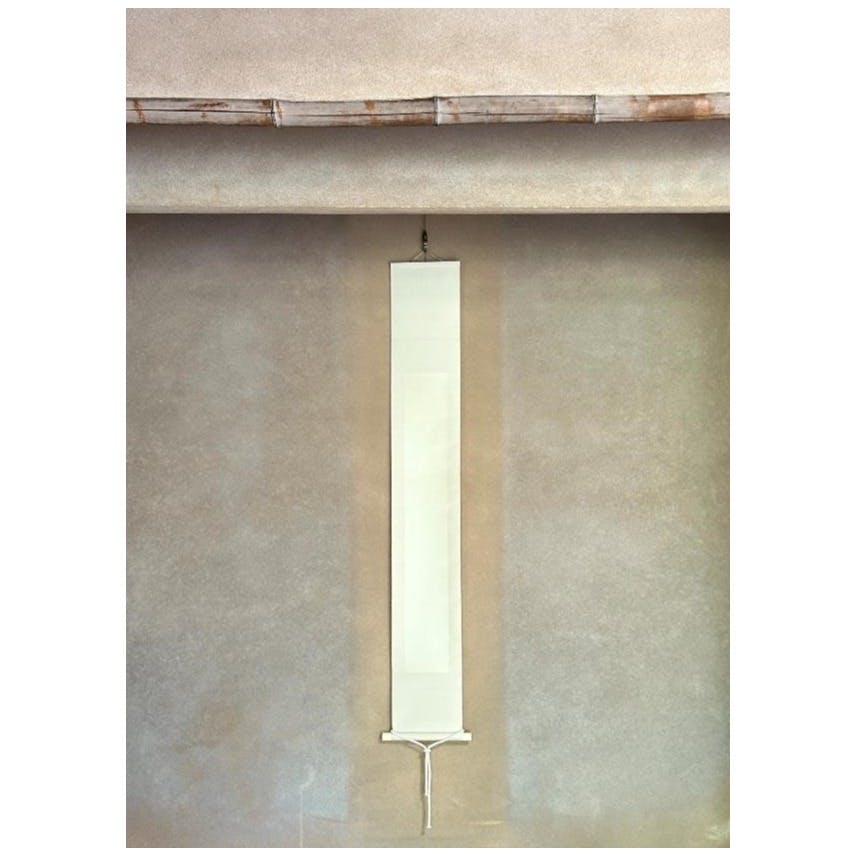 白絵のお軸｜White Painting hanging scrol