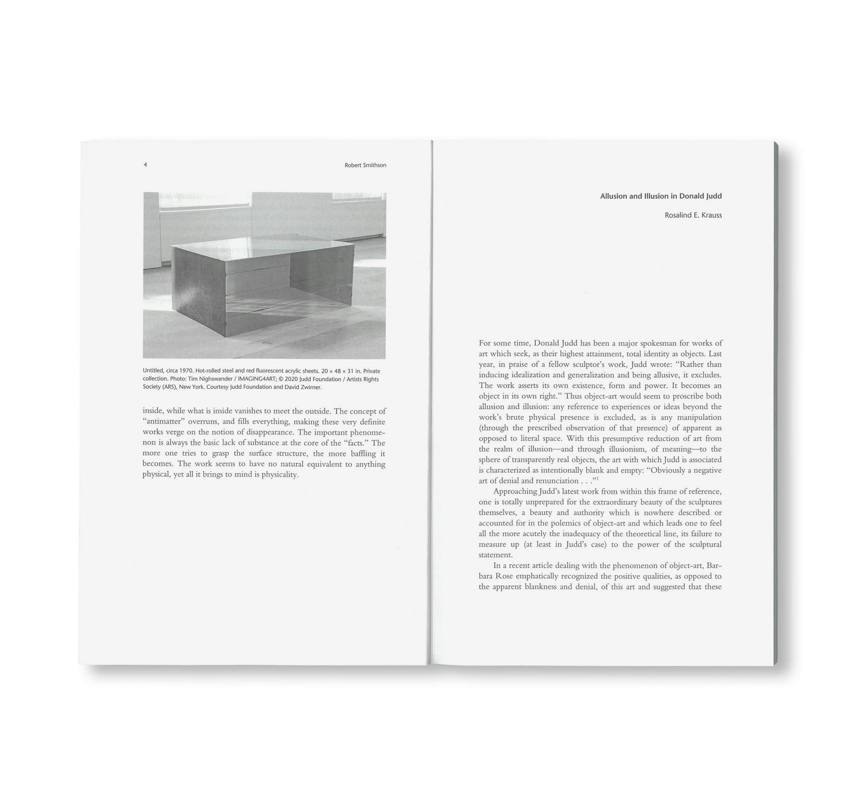 OCTOBER FILES: 26 DONALD JUDD