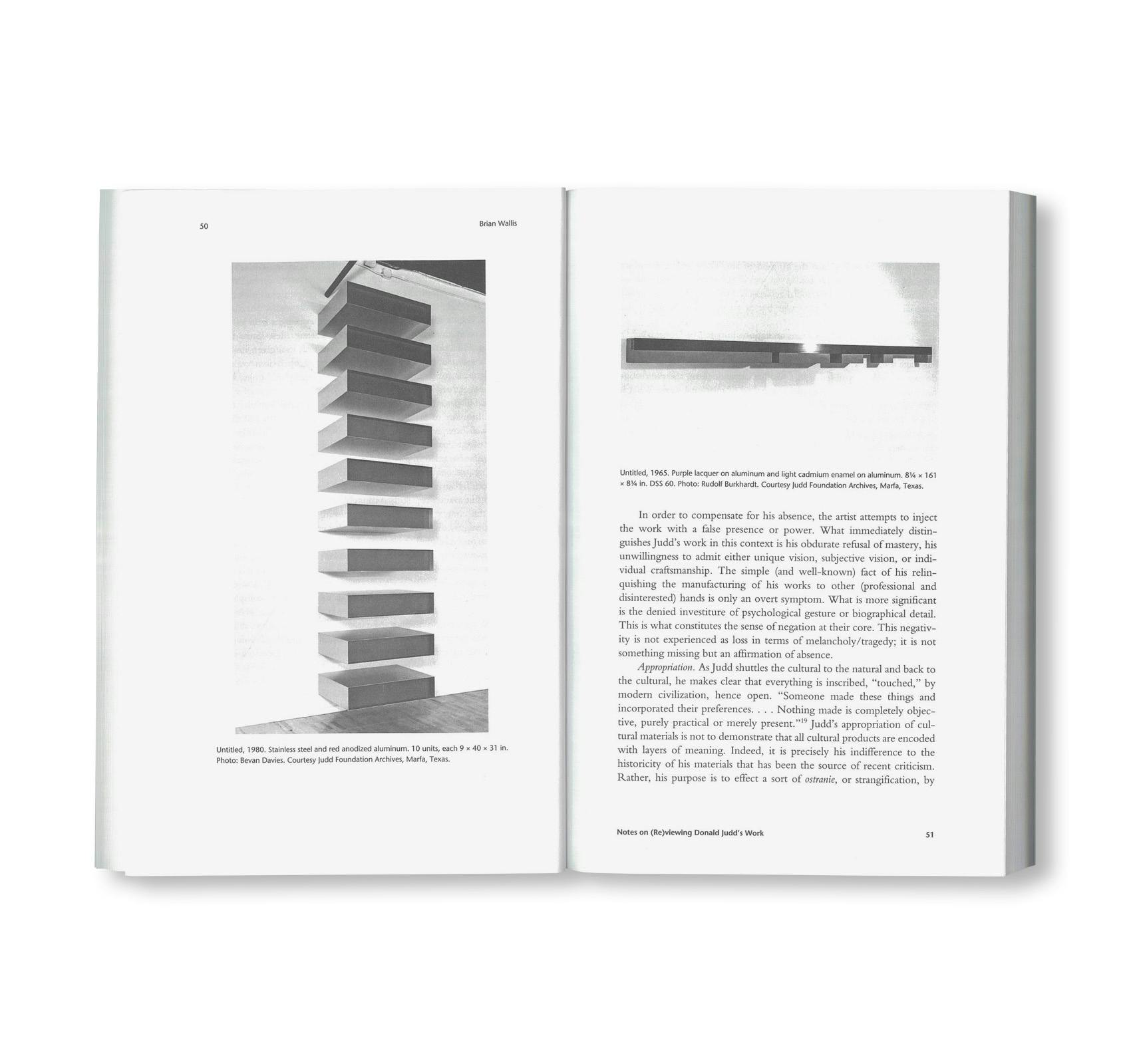 OCTOBER FILES: 26 DONALD JUDD