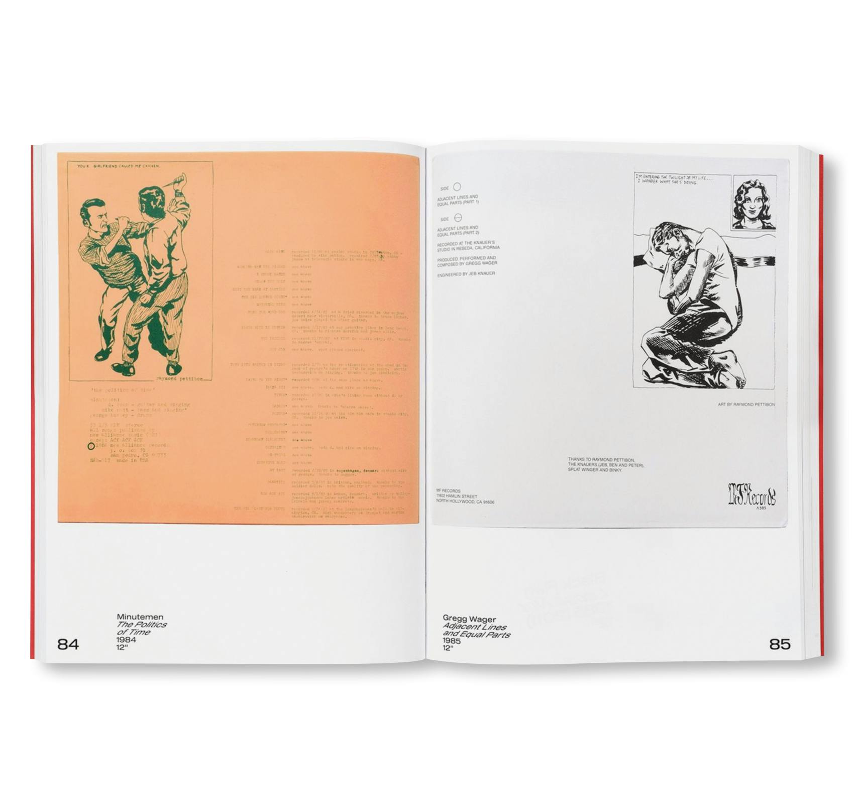 [予約受付中] NERVOUS BREAKDOWN: RAYMOND PETTIBON, ALBUM COVERS
