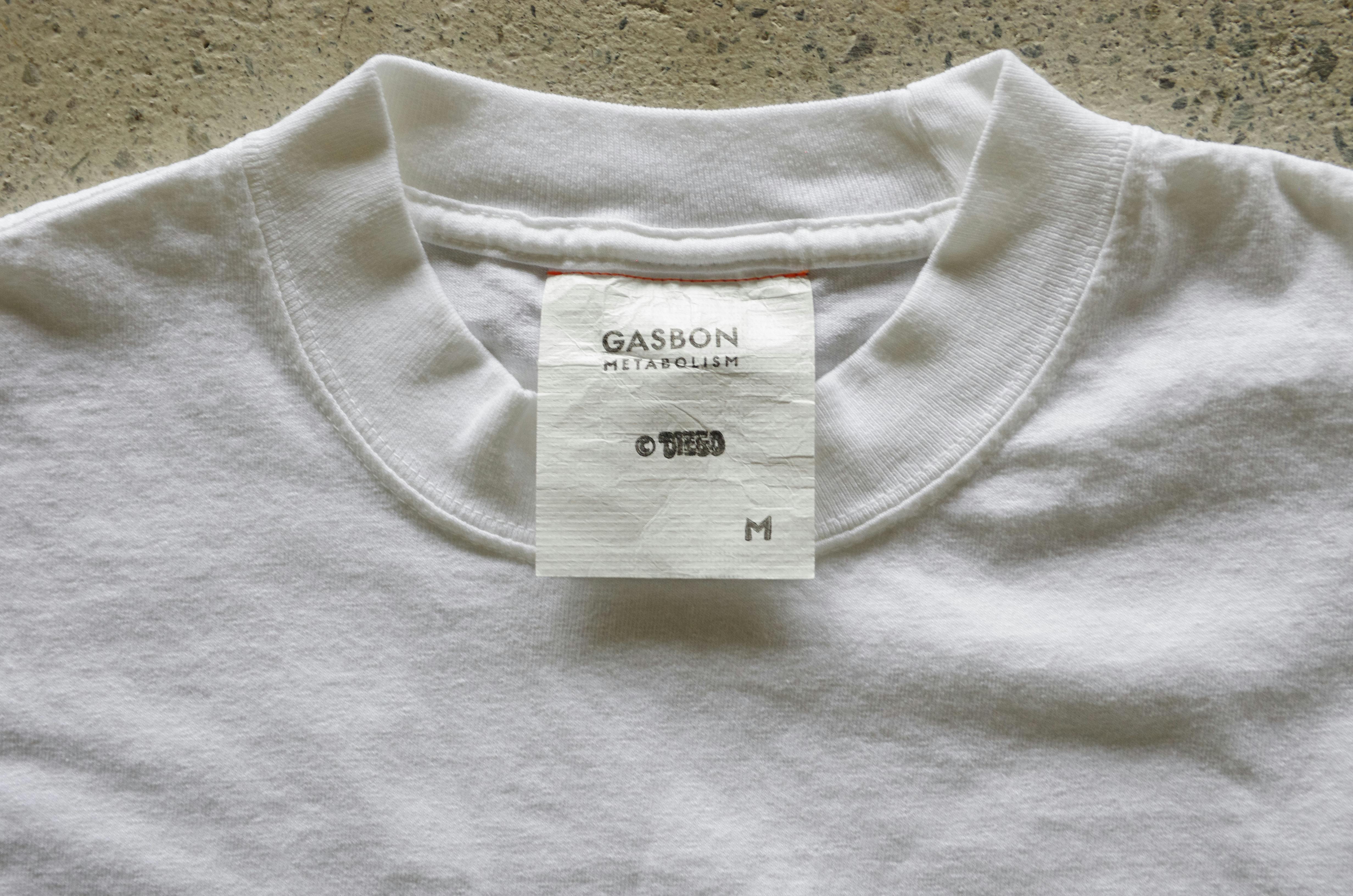 GASBON × DIEGO ガスボーイ “still here” T-shirt 2026 ホワイト　XLsize