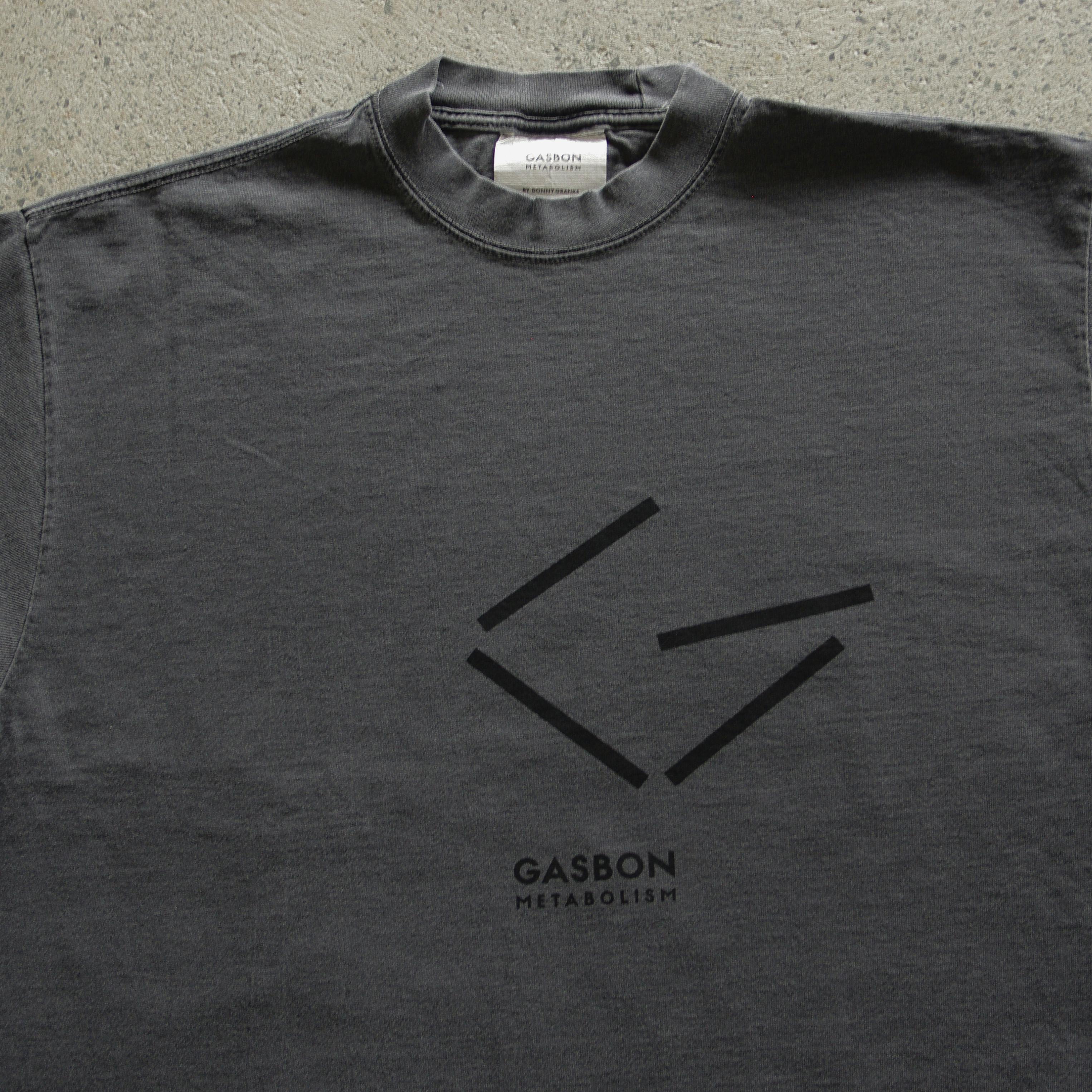 GASBON METABOLISM  〈G〉T-shirt　ブラック　M size