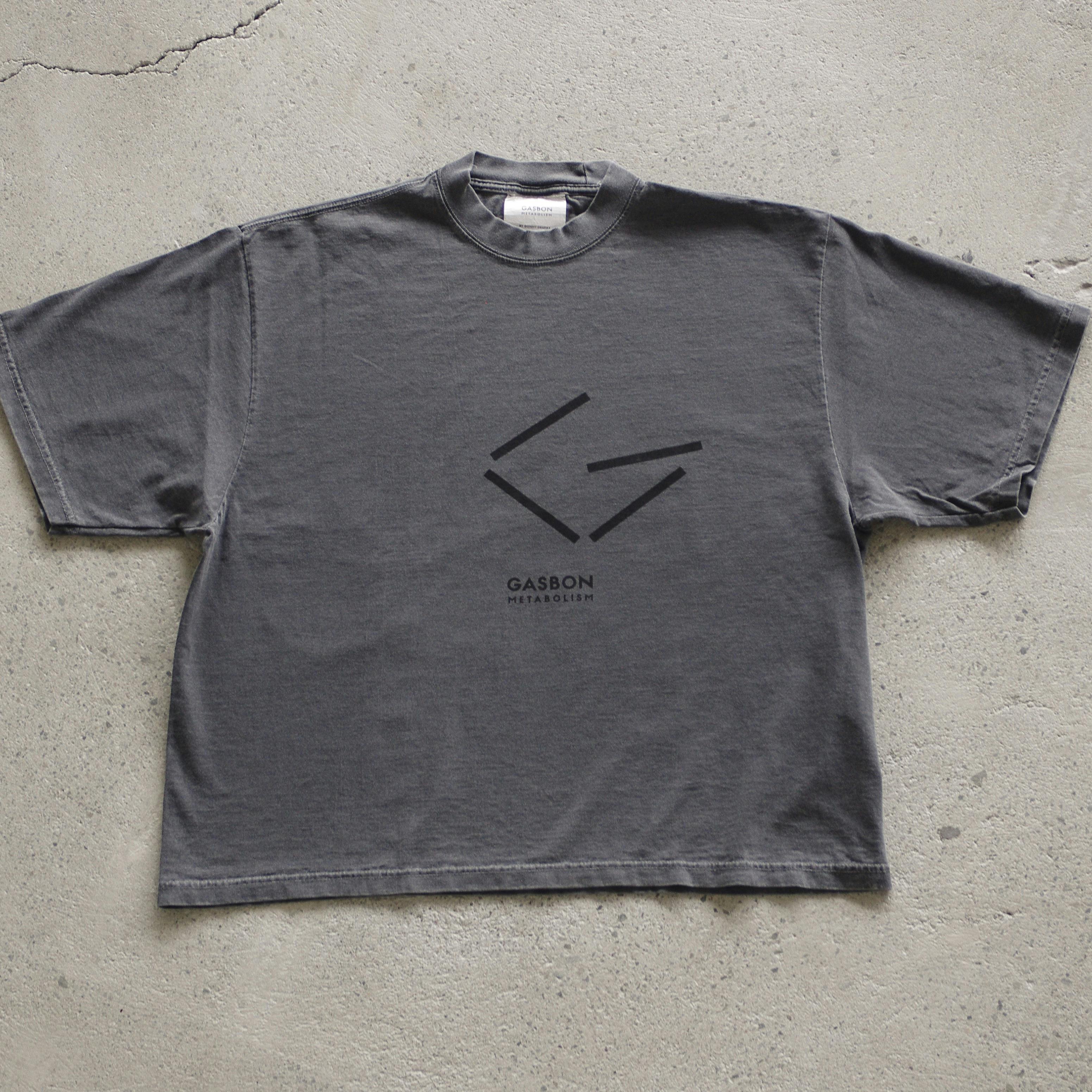 GASBON METABOLISM  〈G〉T-shirt　ブラック　L size