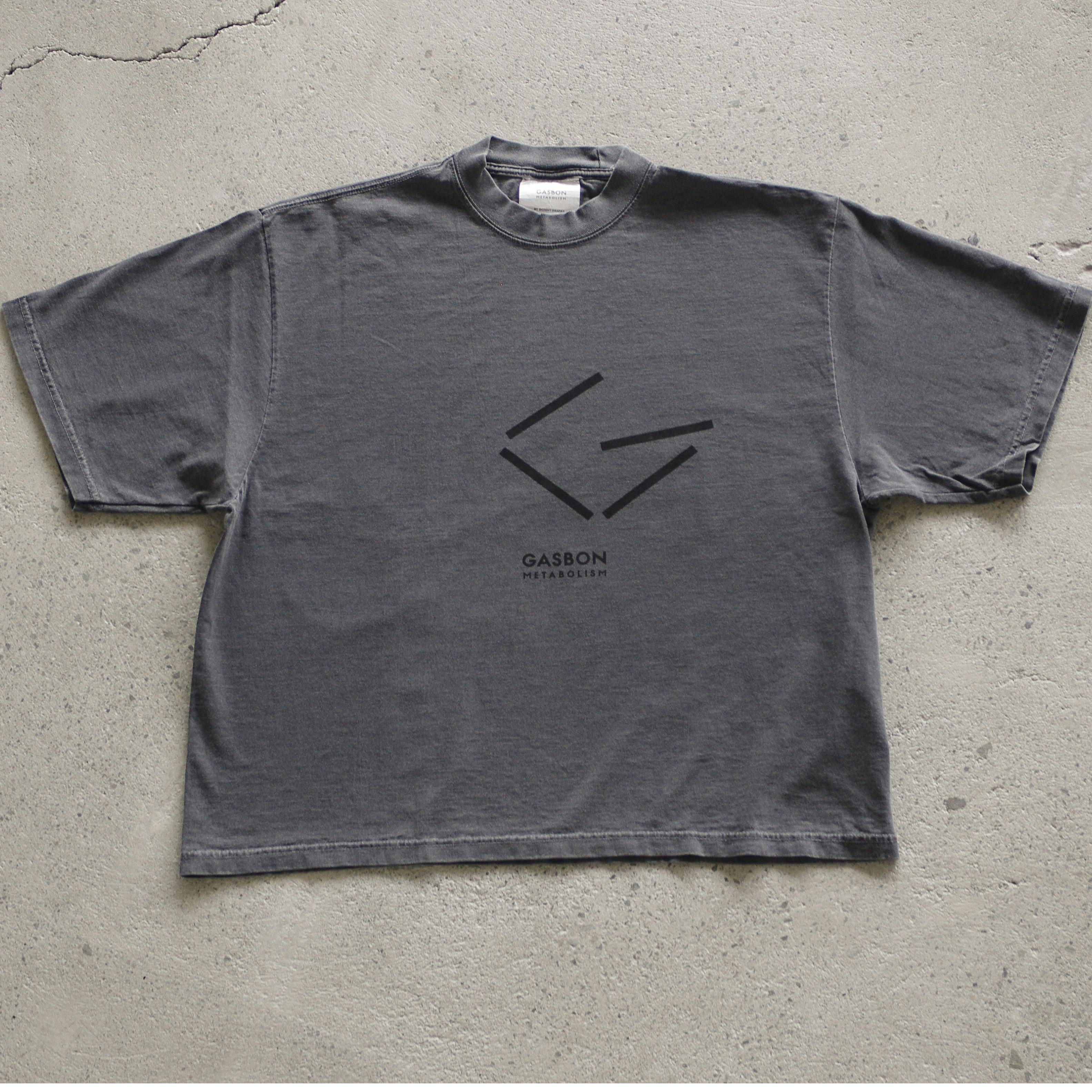 GASBON METABOLISM  〈G〉T-shirt　ブラック　XL size