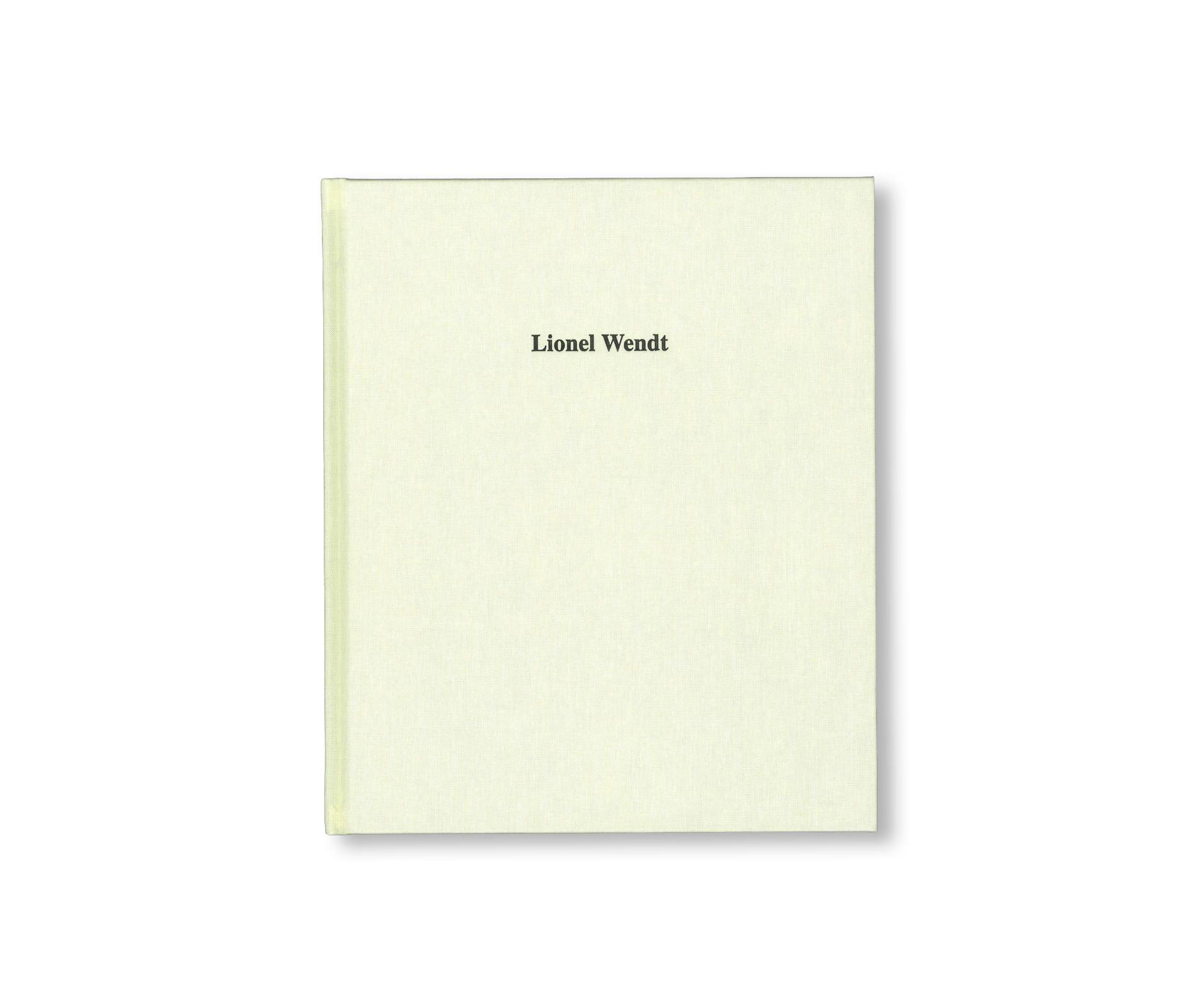 LIONEL WENDT [NUMBERED]