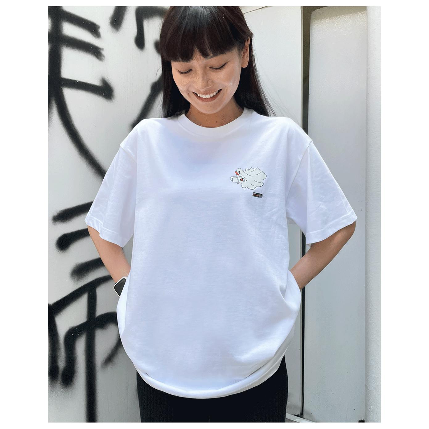 矢入幸一 T-Shirt white（XLサイズ）
