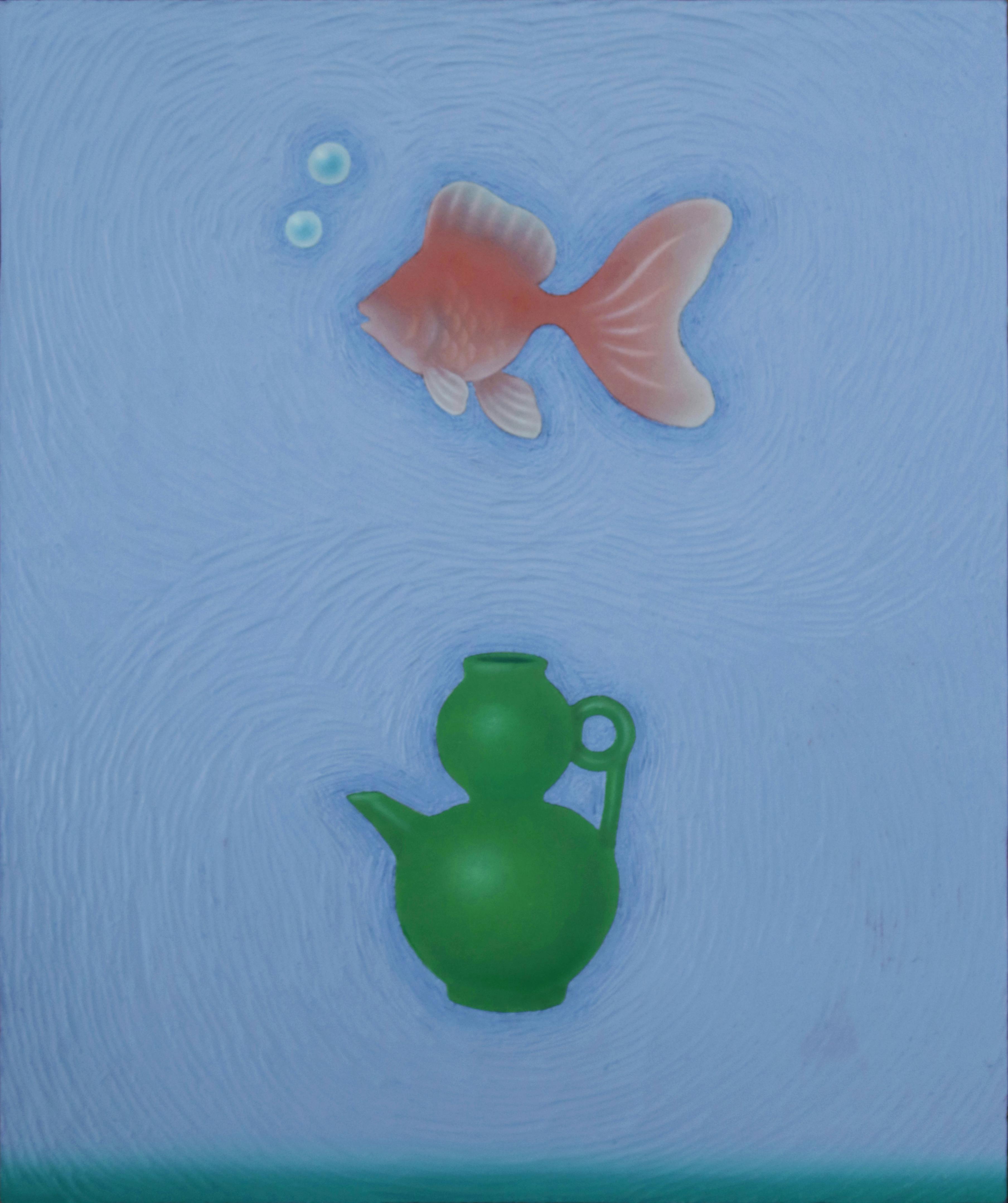 金魚と壷