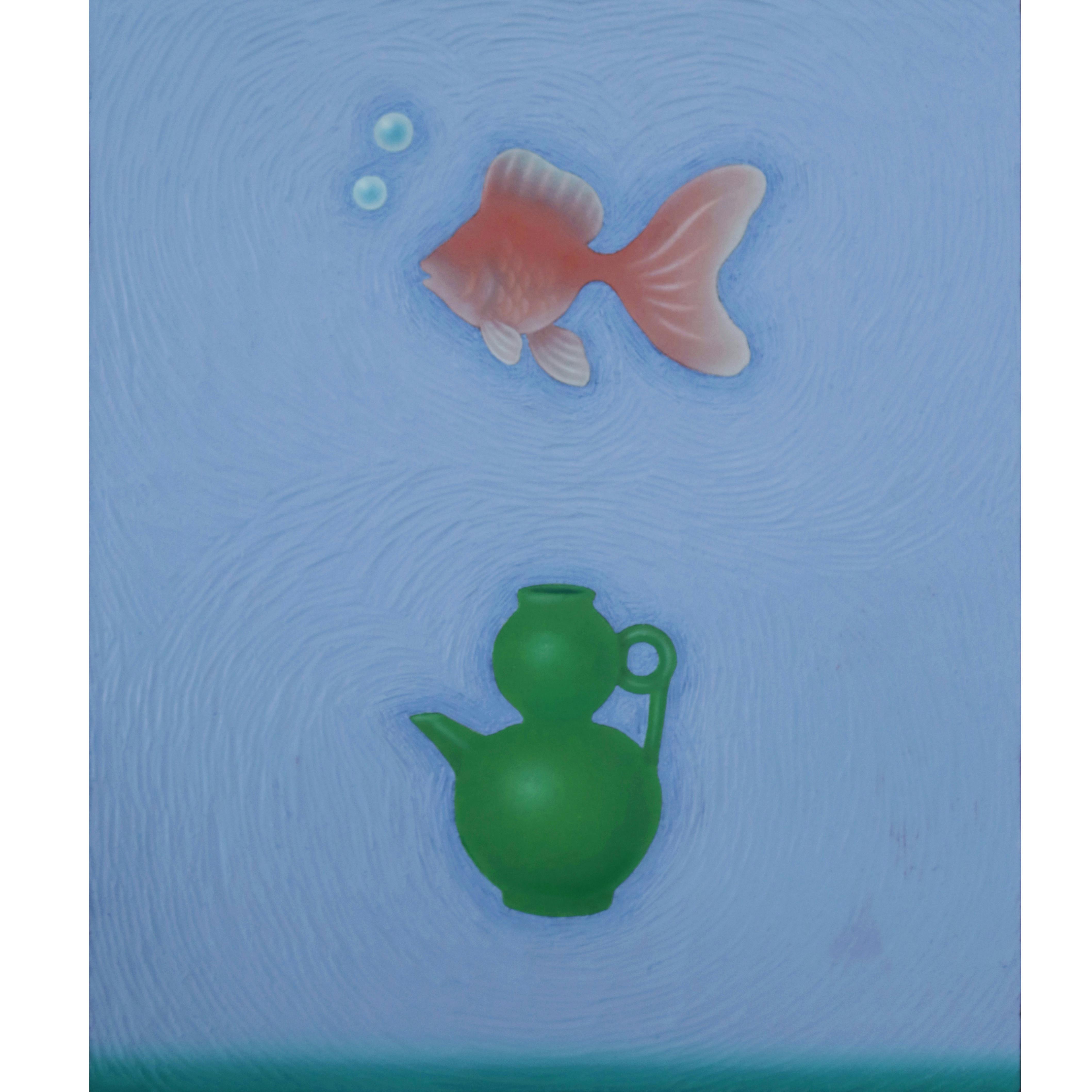 金魚と壷