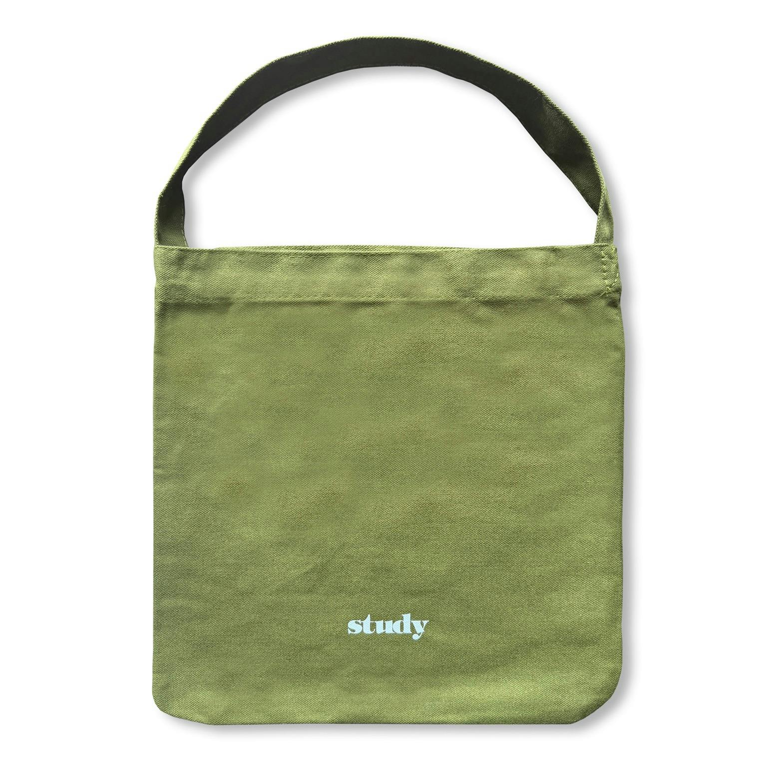 STUDY TOTE BAG (ARMY GREEN)