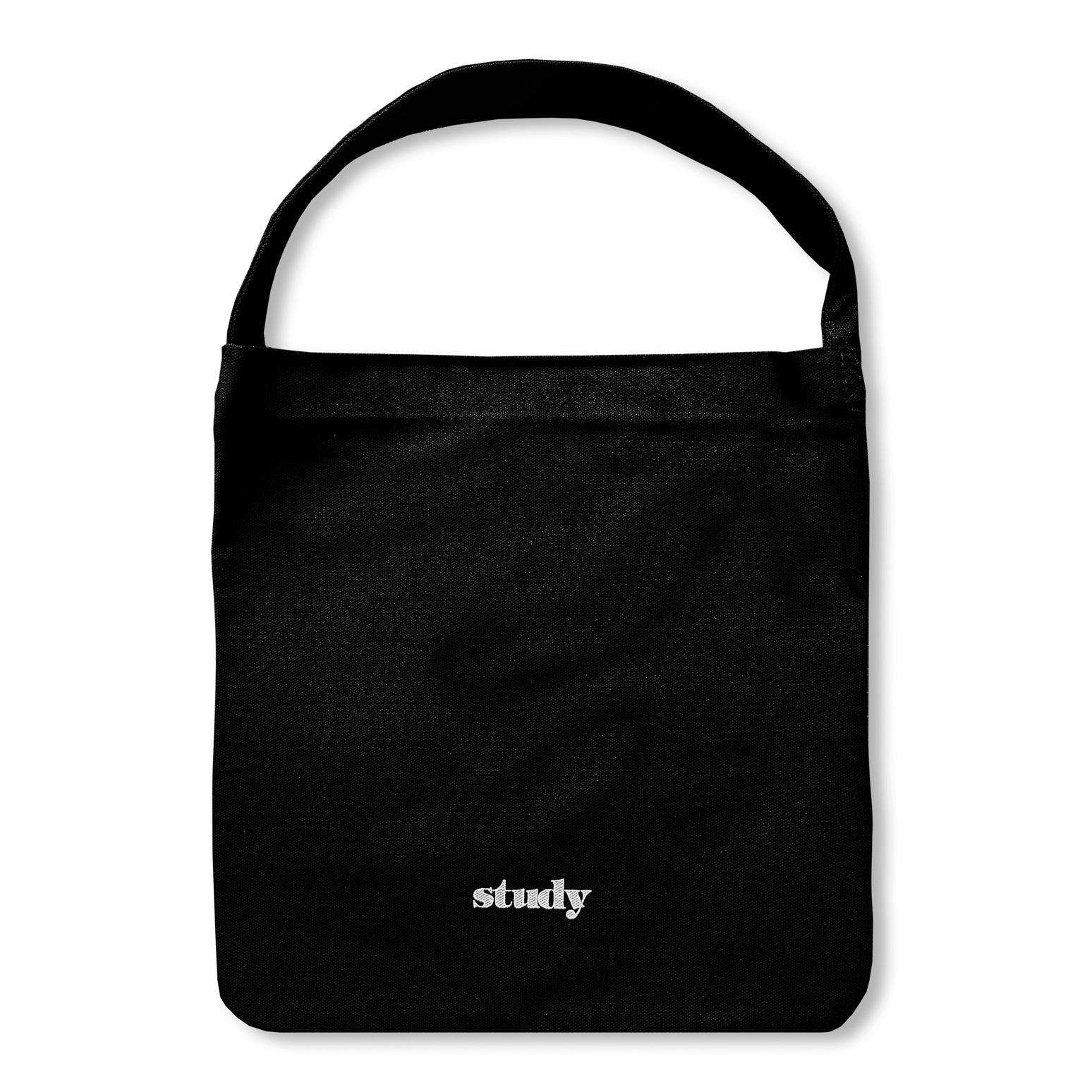 STUDY TOTE BAG (BLACK)