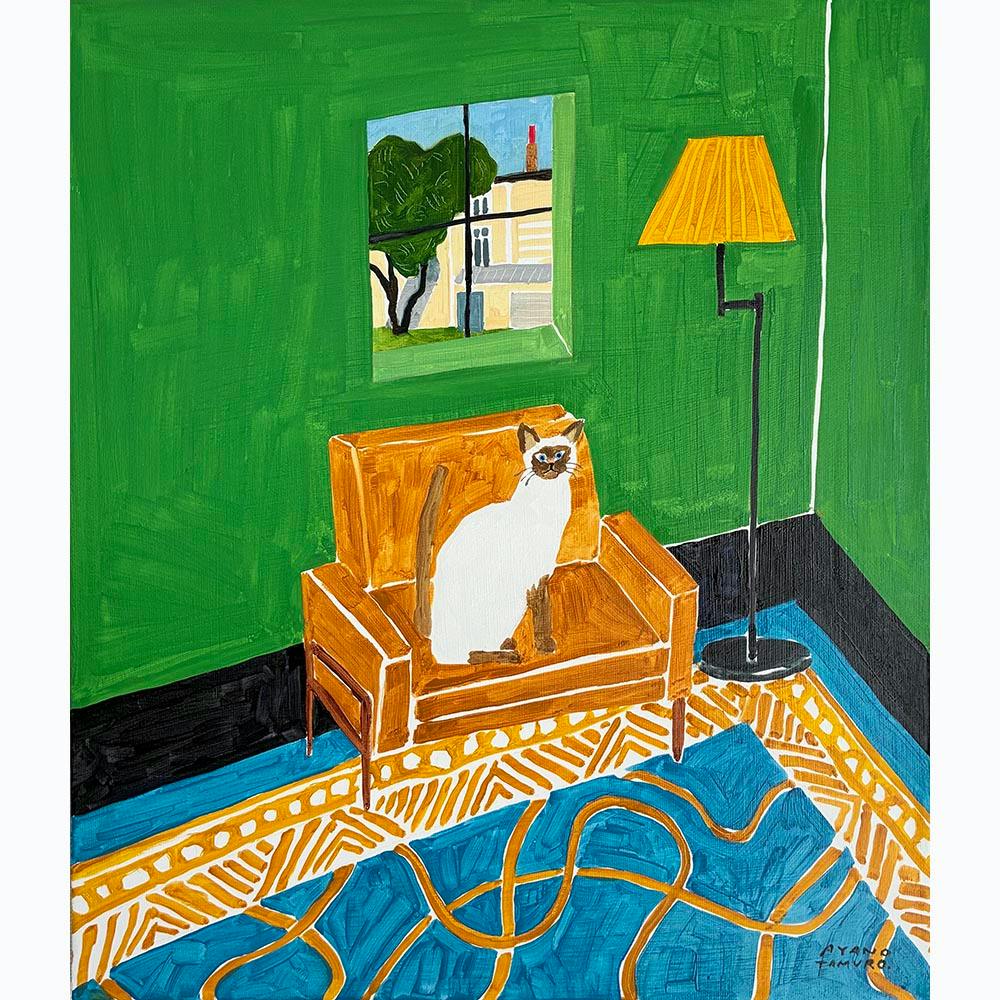 シャム猫のいる部屋 A Room with a Siamese Cat