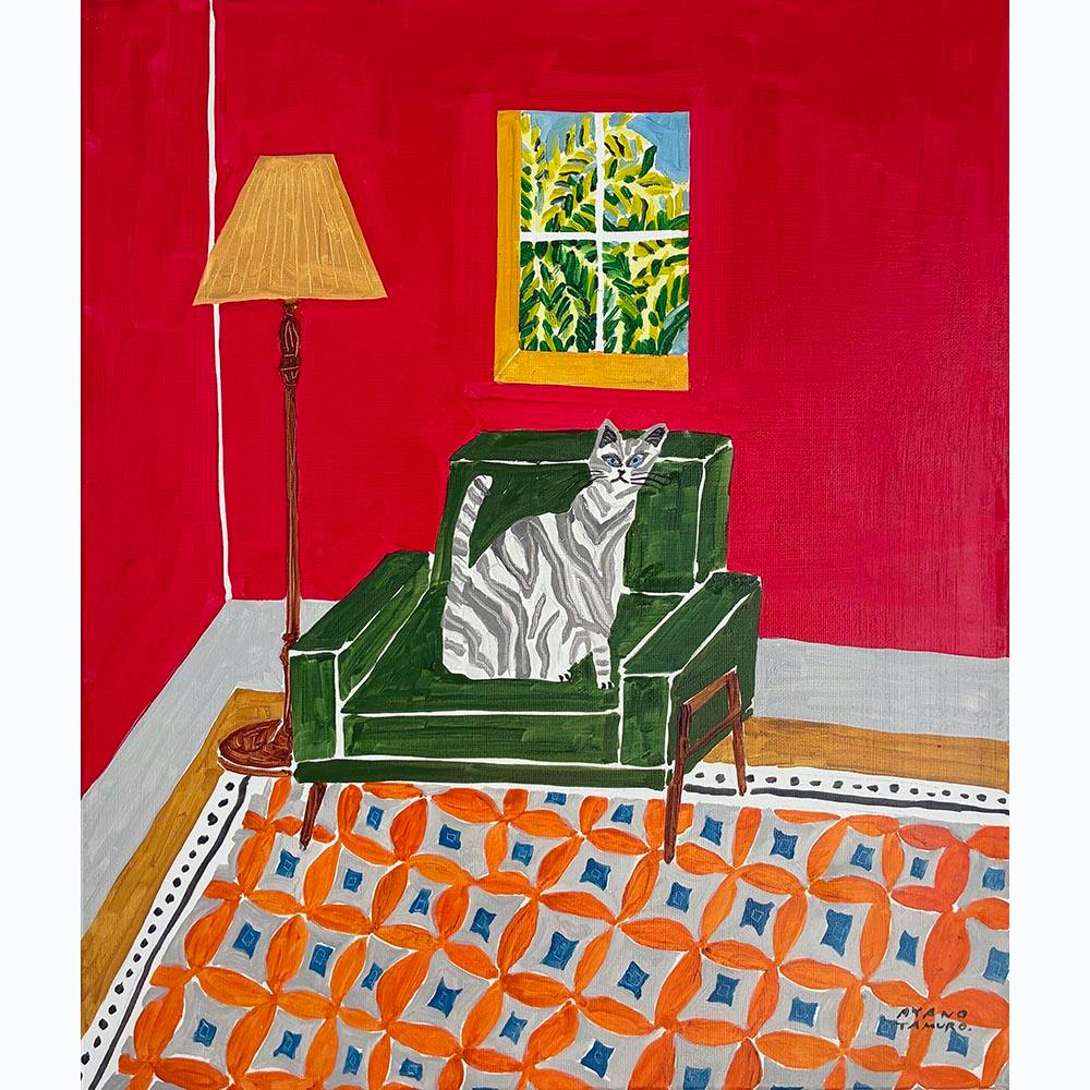 サバトラ猫のいる部屋 A Room with a Tabby Cat