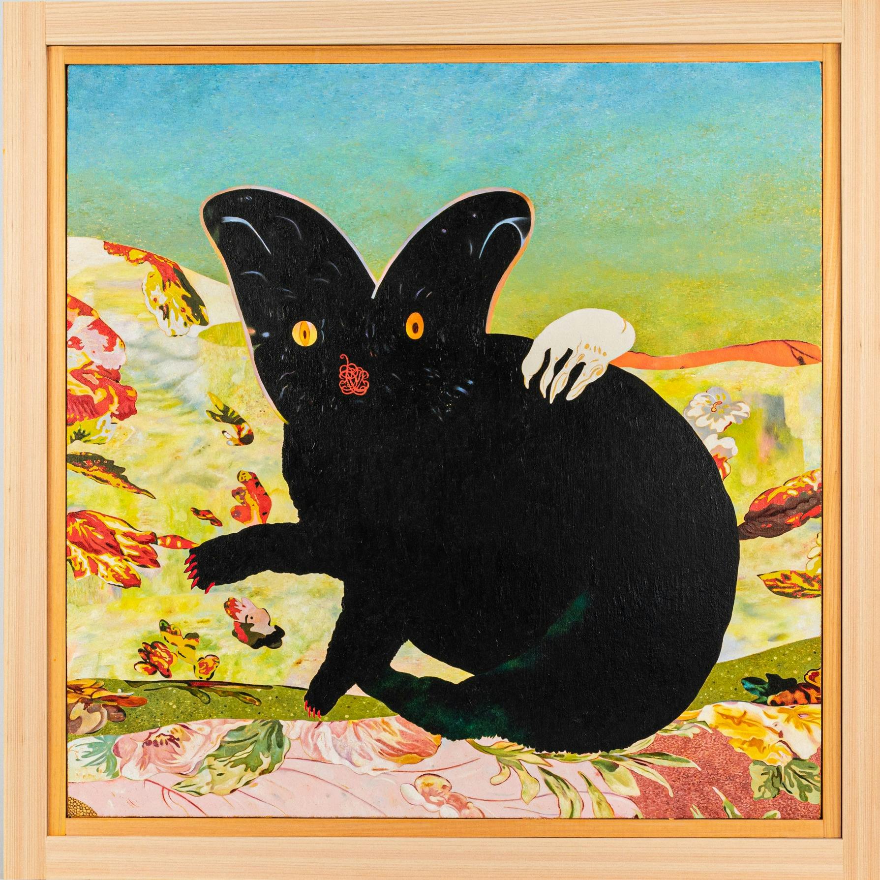 撫で猫（pet a cat）
