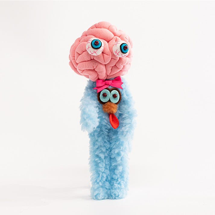 Huge brain 全身タイツ犬（Pink）