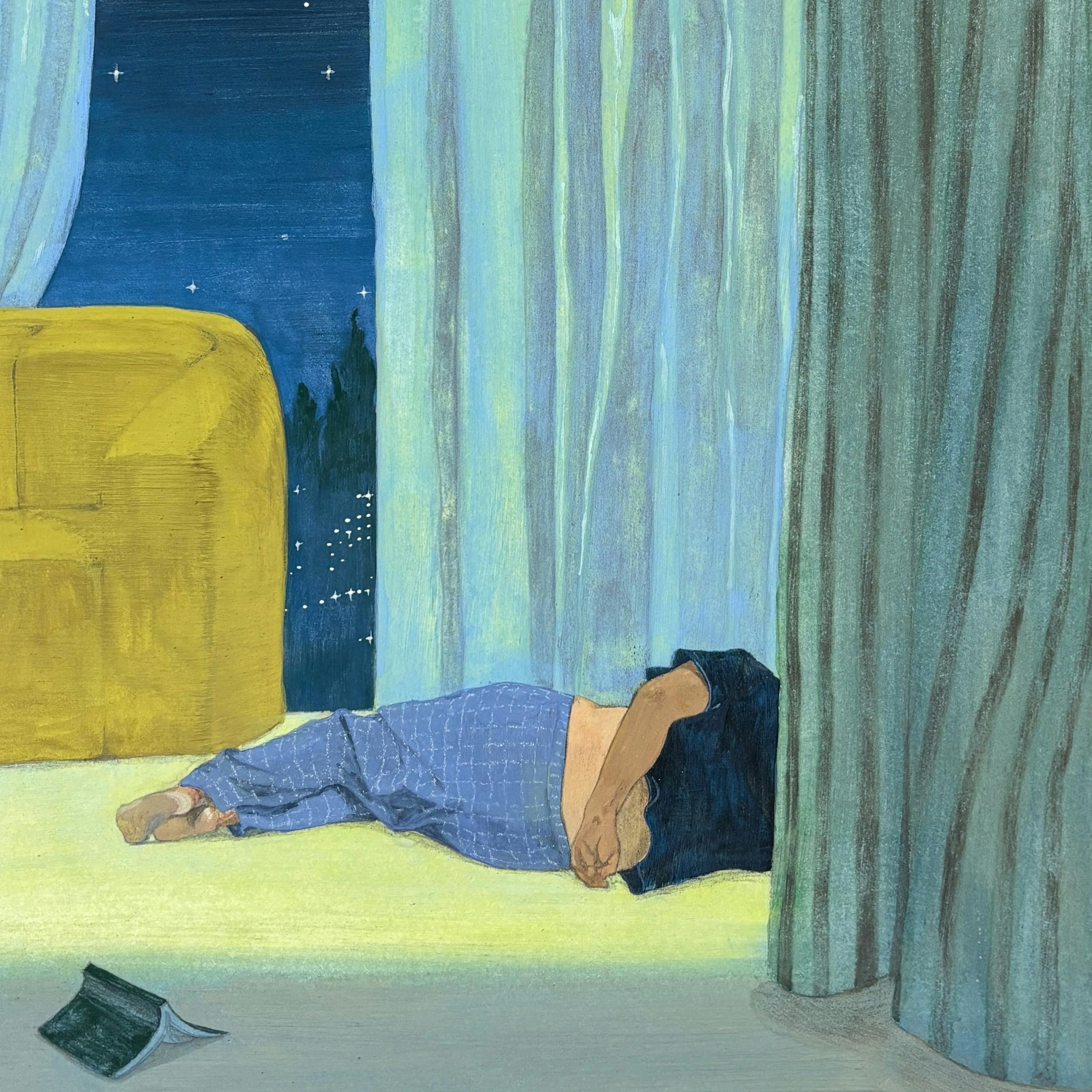 眠る男