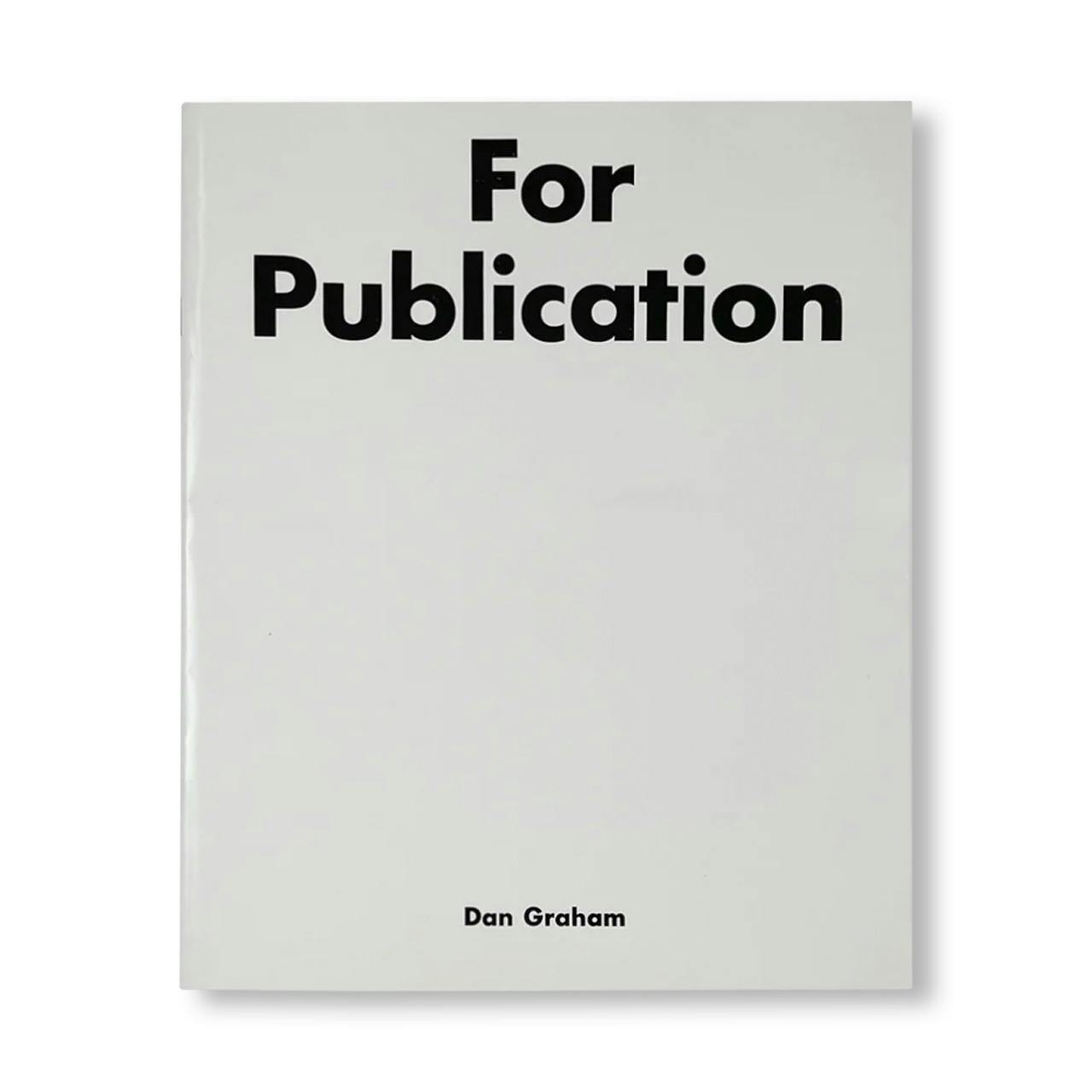 FOR PUBLICATION [SECOND EDITION]