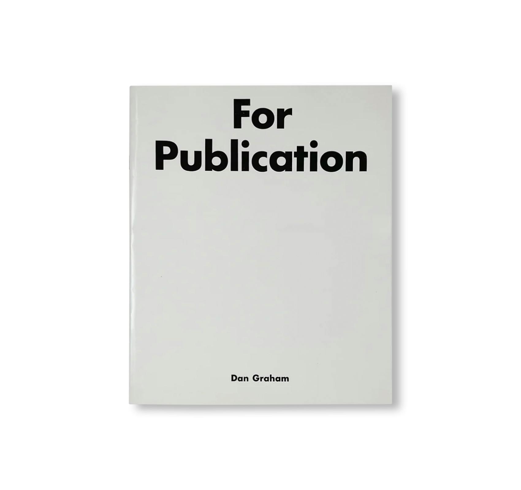 FOR PUBLICATION [SECOND EDITION]